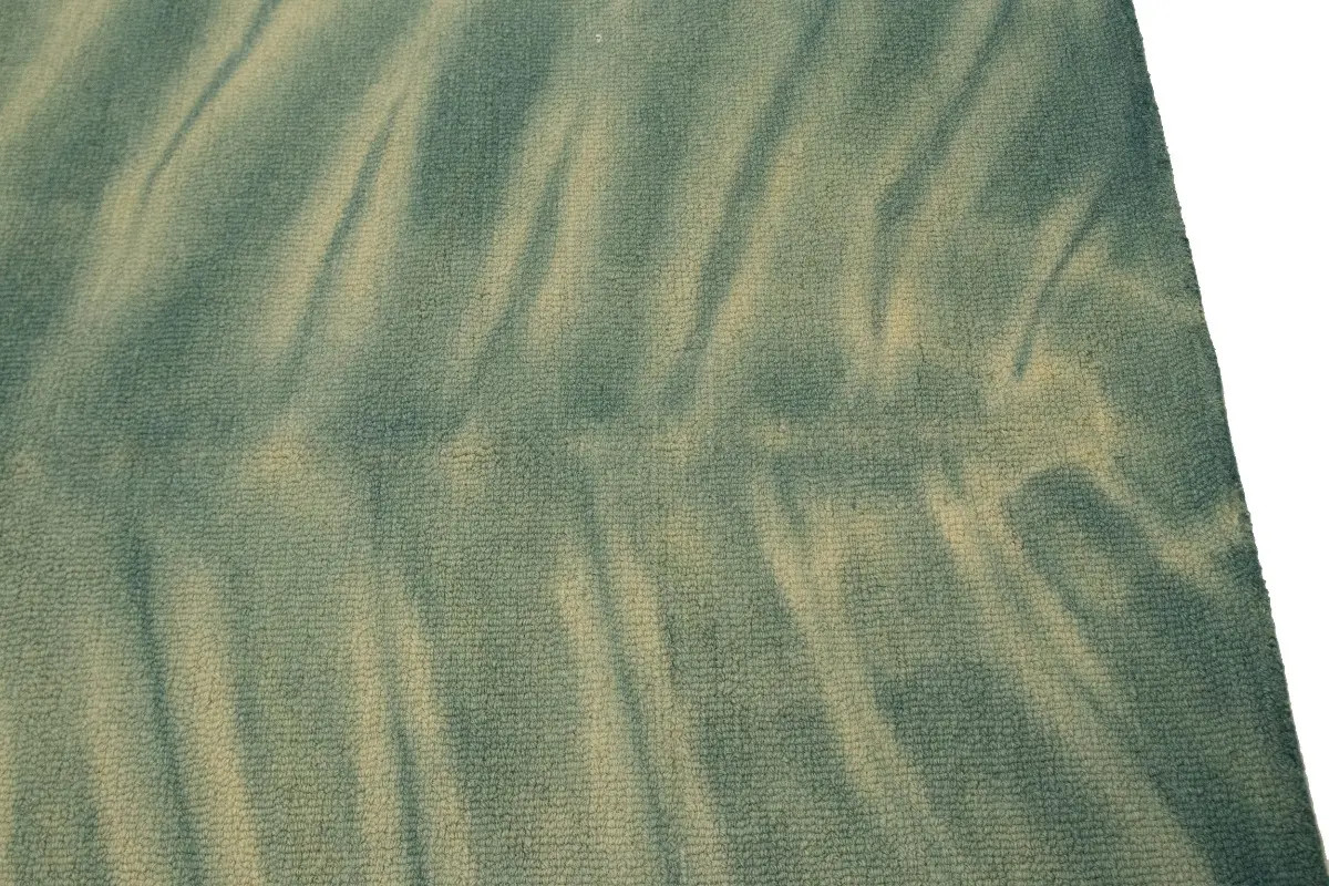 Green Tie-Dye Design Bedroom 5X8 Hand-Tufted Modern Rug Decor Carpet