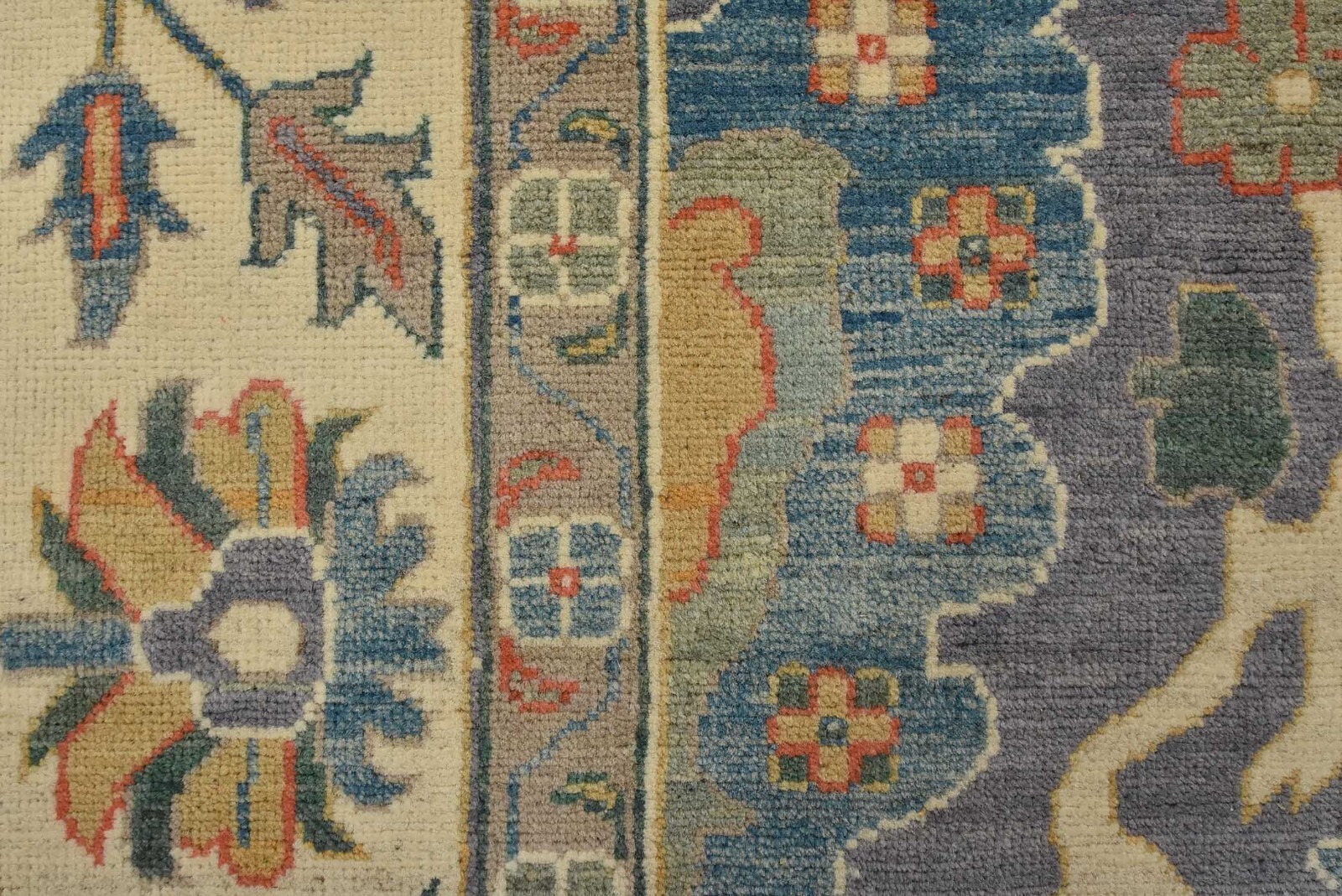 Anatolia Rug 5’9” x 7’10” Purple Wool Traditional Hand-Knotted Oriental Carpet