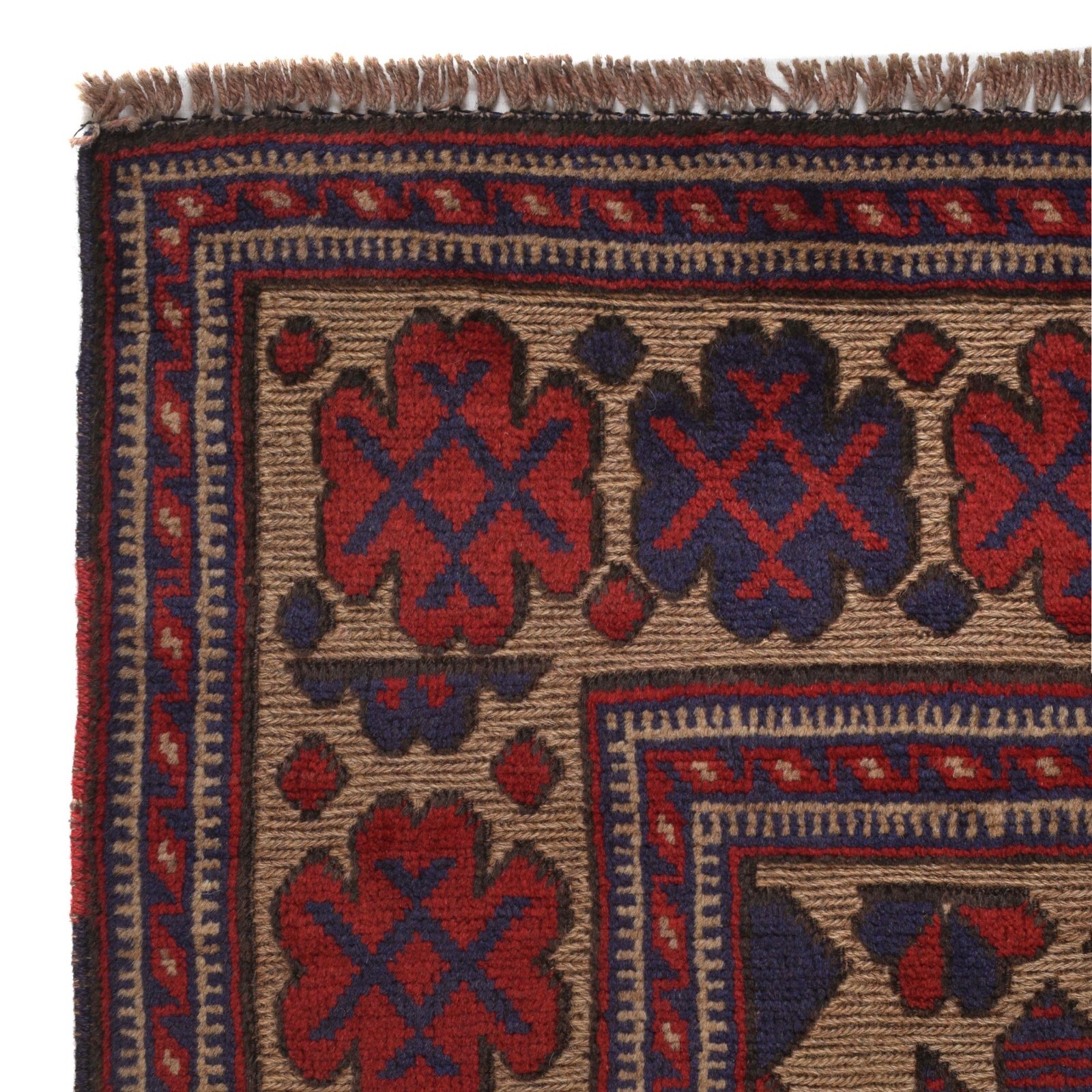 Old Hand-knotted Rug Artisan By Afghan People Kilim Carpet Rug 4’2×4’10ft Y15818