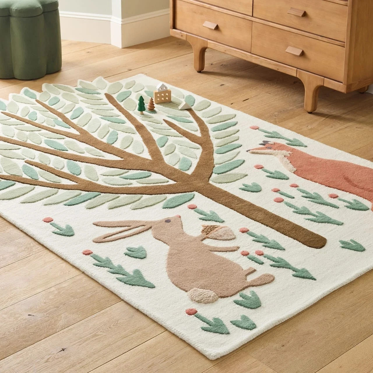 Area Rug- NZ WOOL Neutral Nursery Rugs