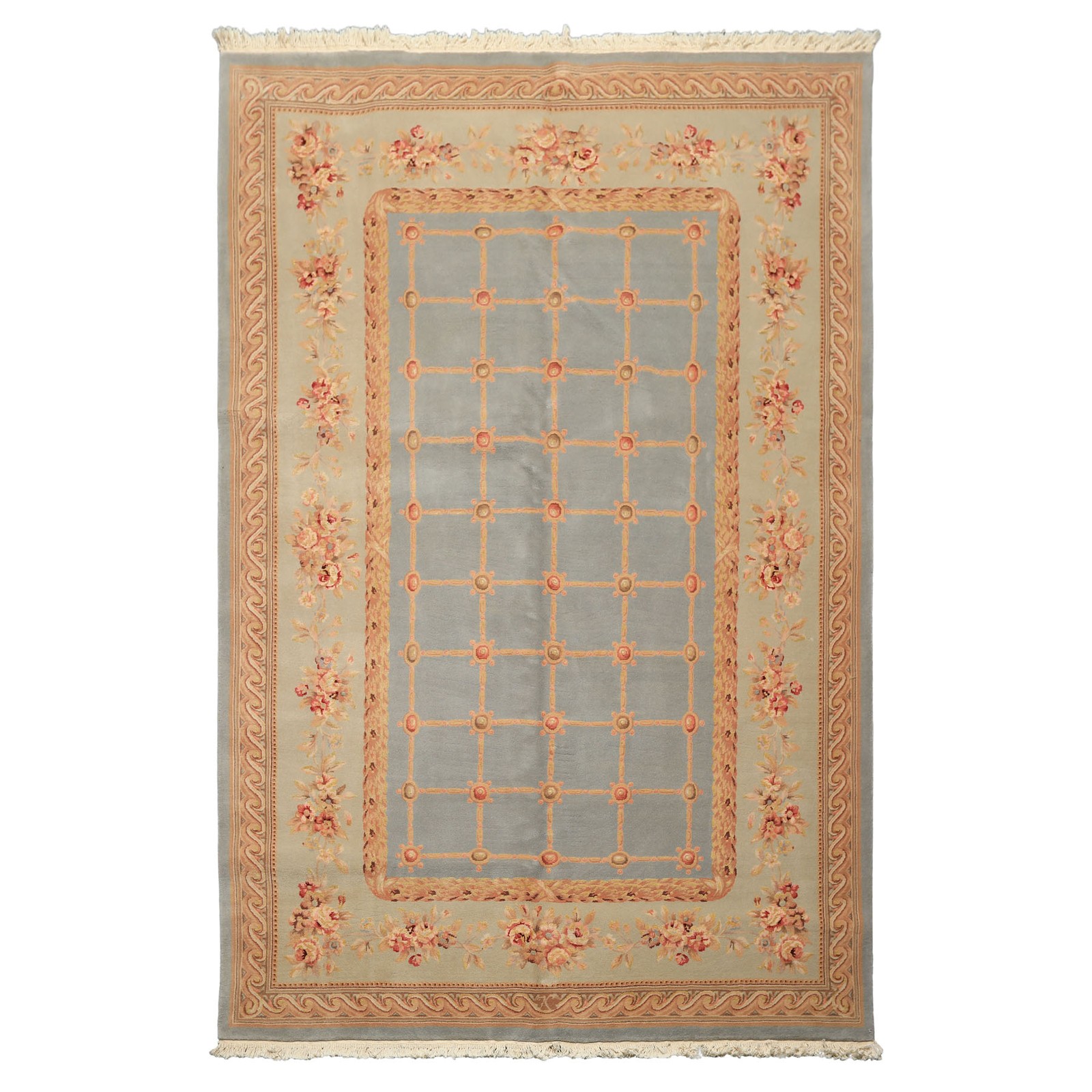 Asmara 5’10″x8’9″ Hand Knotted Wool/Silk French Aubusson 300 KPSI Rug