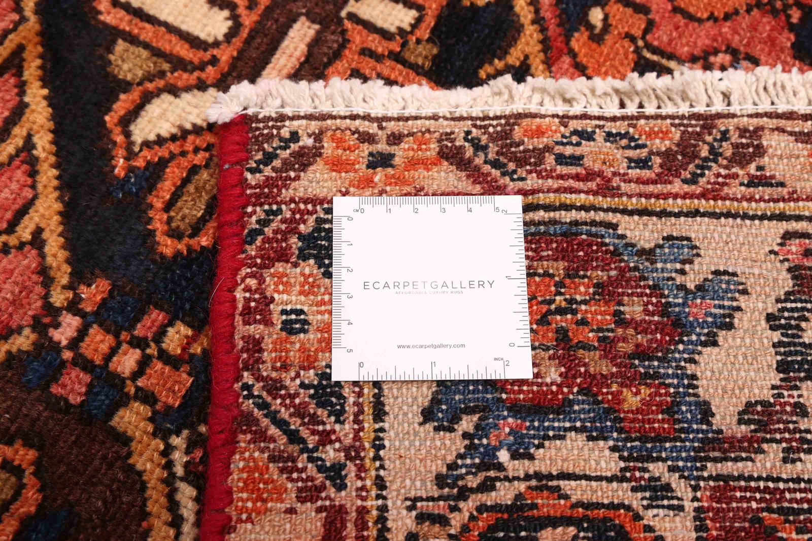 Vintage Copper Traditional 5’1″ x 9’8″ Hand-Knotted Oriental Wool Area Rug