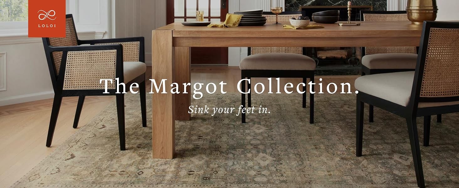 Margot Collection MAT-01 Antique/Sage 7′-6″ x 9′-6″ Area Rug feat. CloudPile,