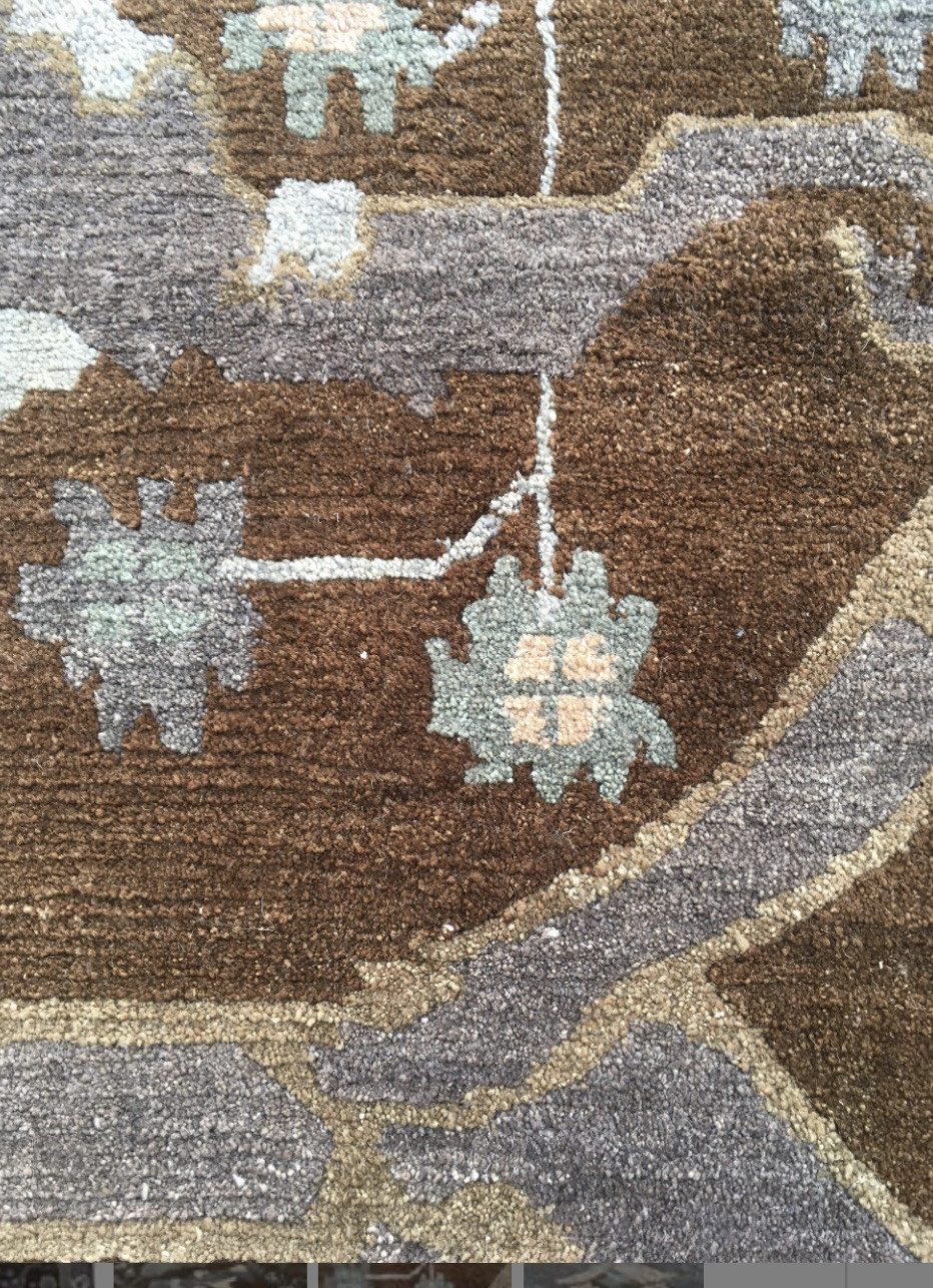 Stunning oriental rug new Art Craf Hand knotted Tibetan Nepal 8.9 X 11.6 Ft