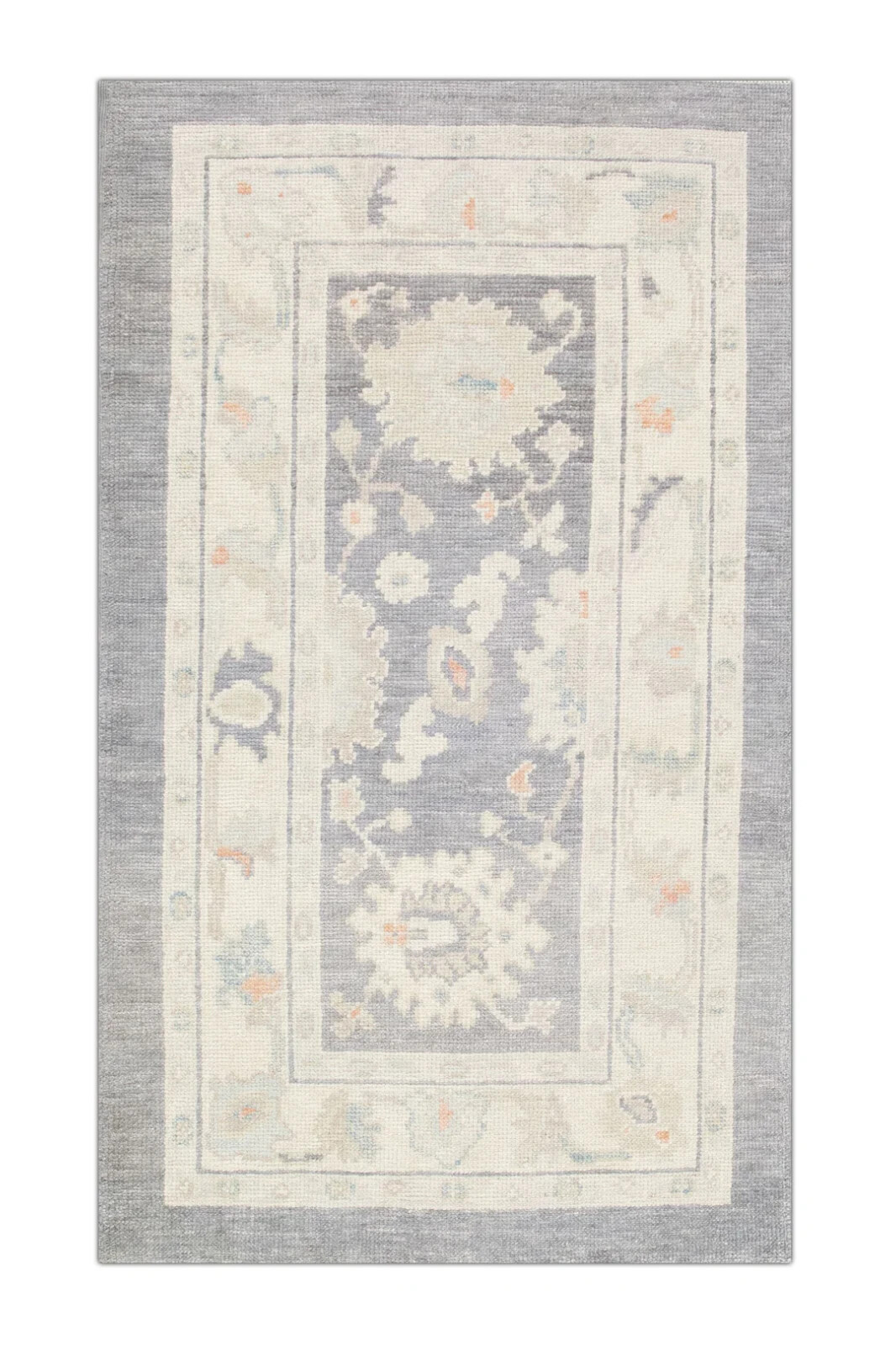 Turkish Oushak Rug Oriental Handmade Rug 3’1″ x 5’1″ #2832