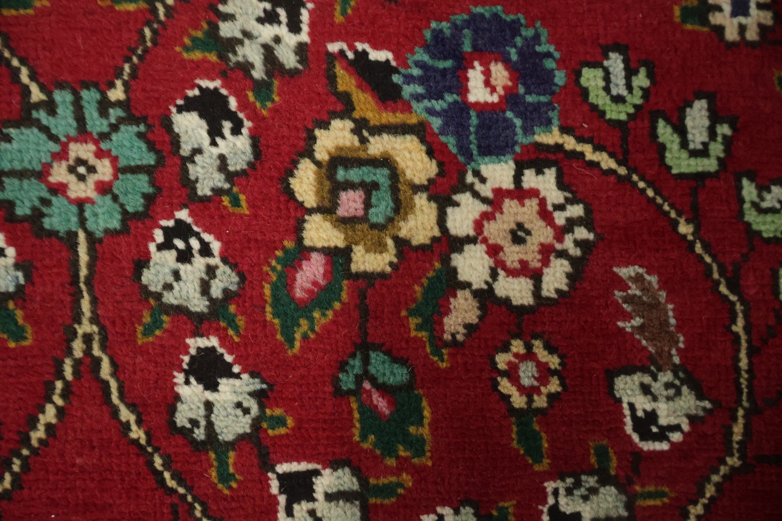 Traditional Living Room Area Rug 10×13 Medallion Red & Navy Blue Classic Carpet
