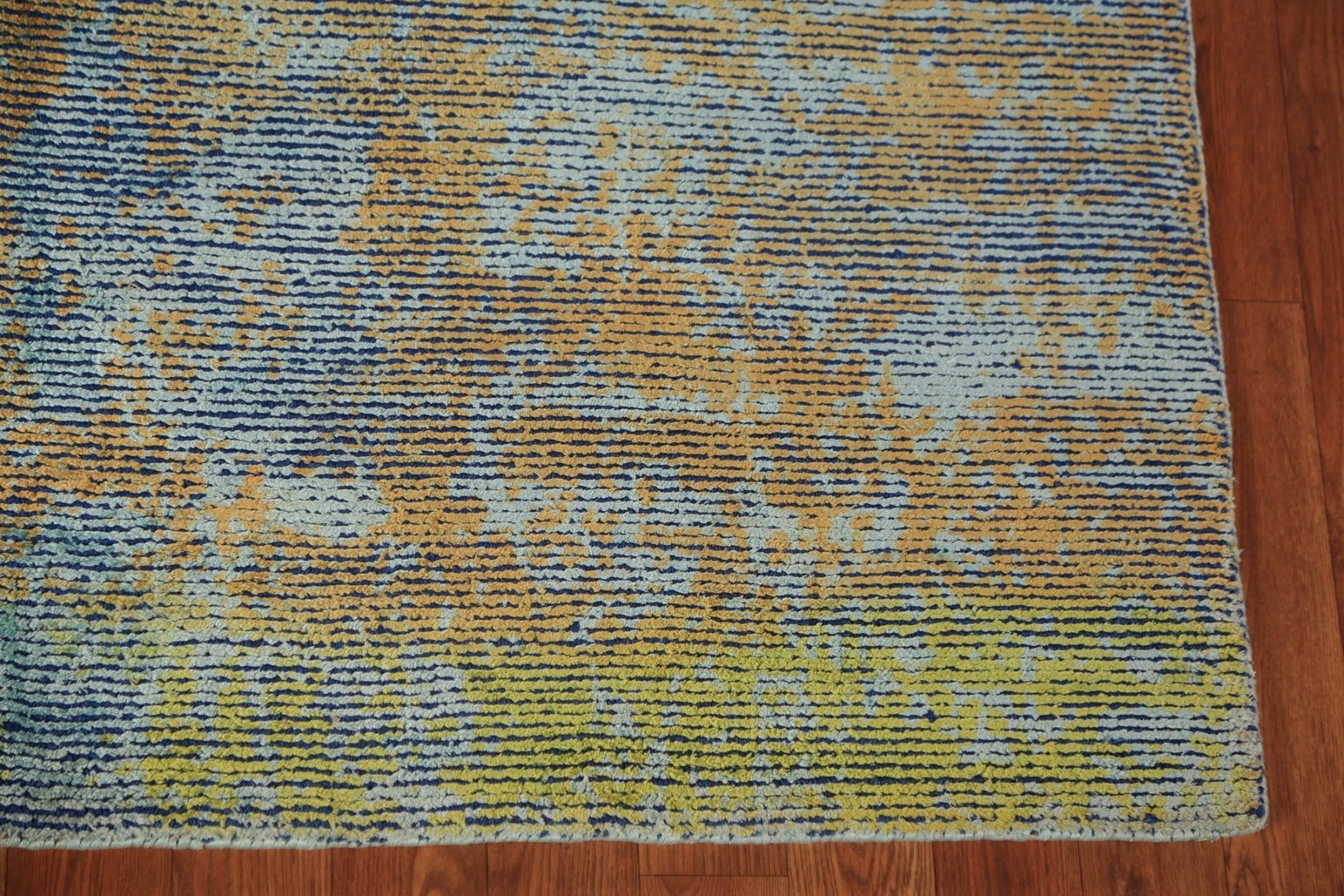 Contemporary Abstract Area Rug 5×7 Hand-knotted Wool Modern Style for Any Room