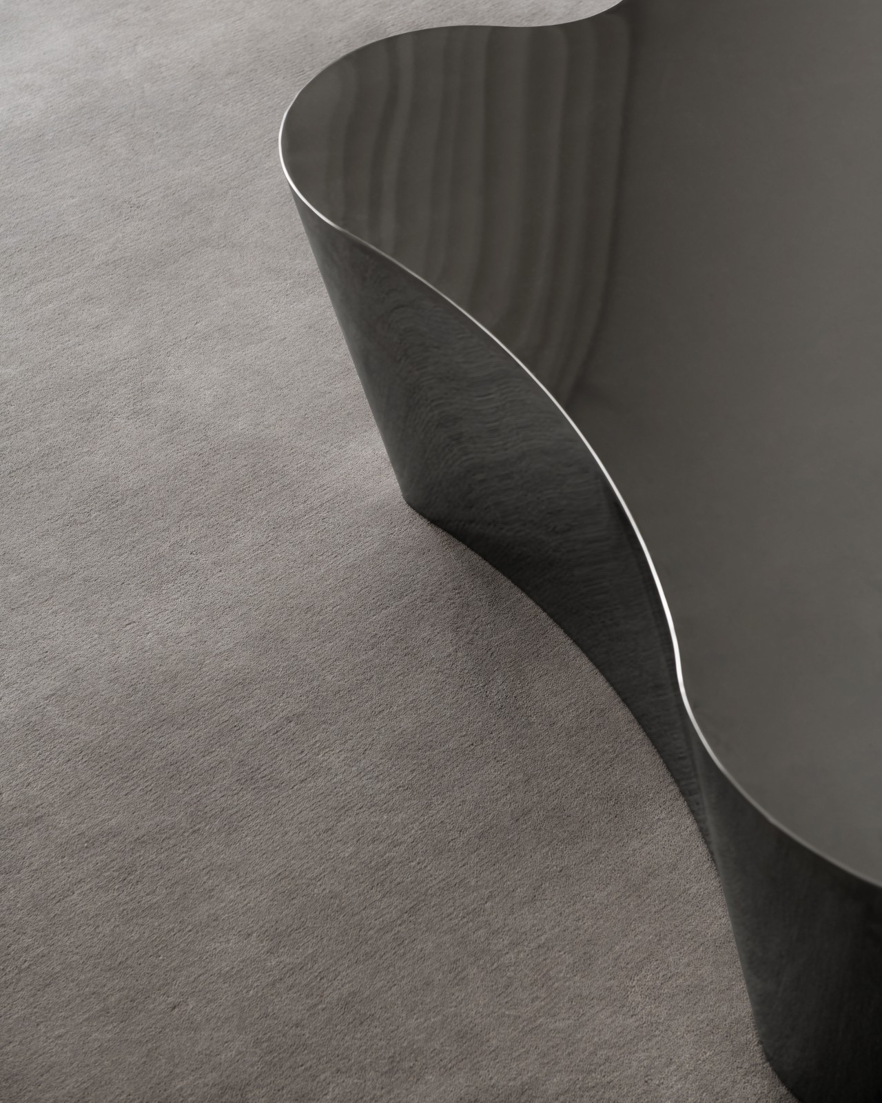 Nordic Knots Grand Silver Wool Rug Hand Tufted Luxury Light Gray Carpet