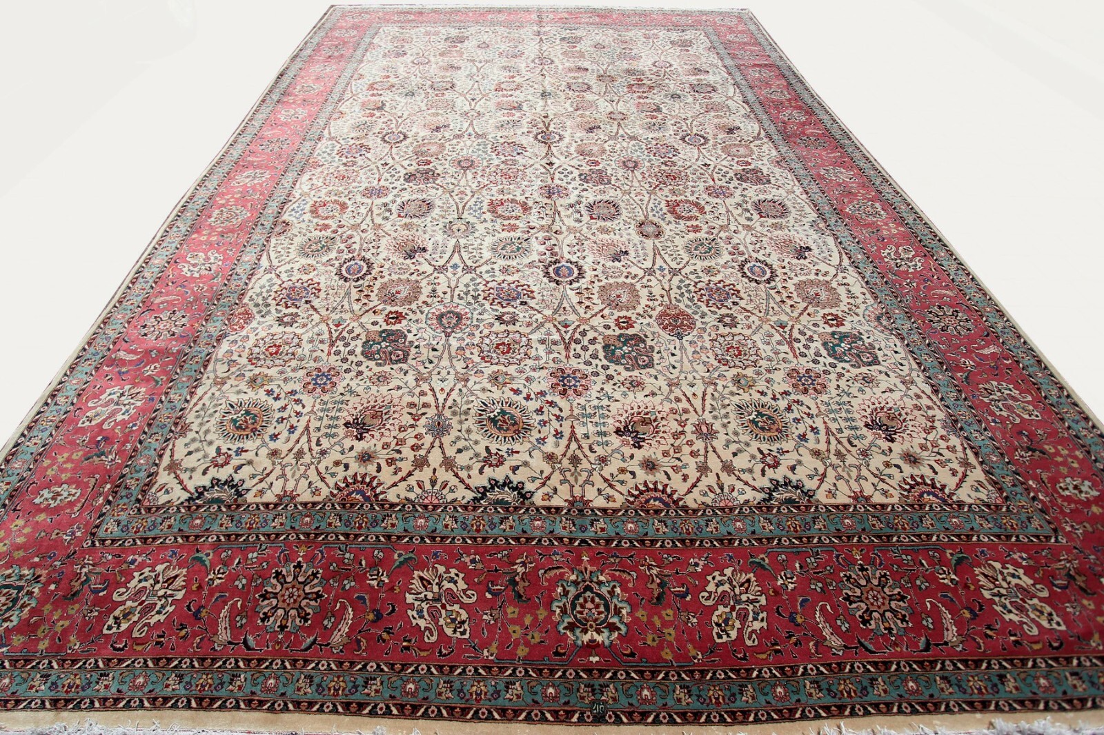 11×17 Vintage Turkish Oushak Rug Fine Hereke Carpet High KPSI 340cm x 498Cm