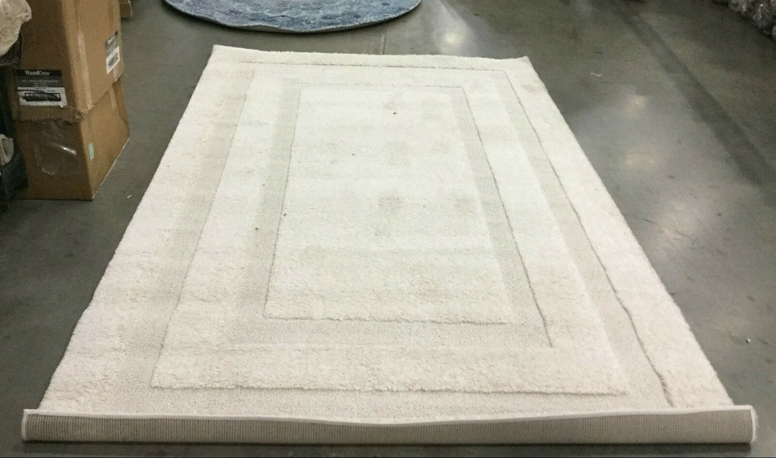 CREME / CREME 6′ X 9′ Back Stain Rug, Reduced Price 1172630878 SG454-1111-6