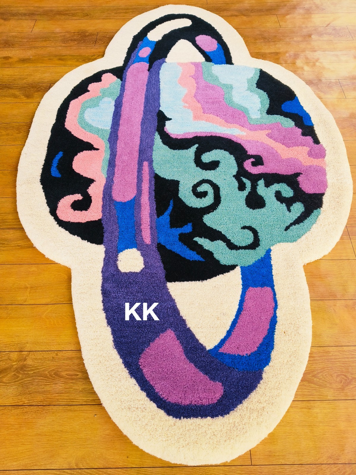 Planet Rugs Handmade 100% Woolen Hand Tufted For Home Decoration