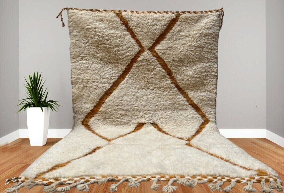 5×8,6×9,8×10,10×14, New Moroccan Berber design Hand-Knotted Moroccan wool rug