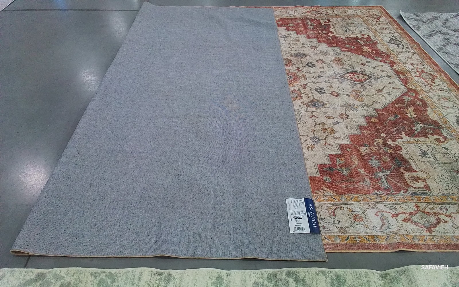 BEIGE / RUST 9′-0″ x 12′-0″ Flaw in Rug, Reduced Price 1172793998 ARZ523B-9