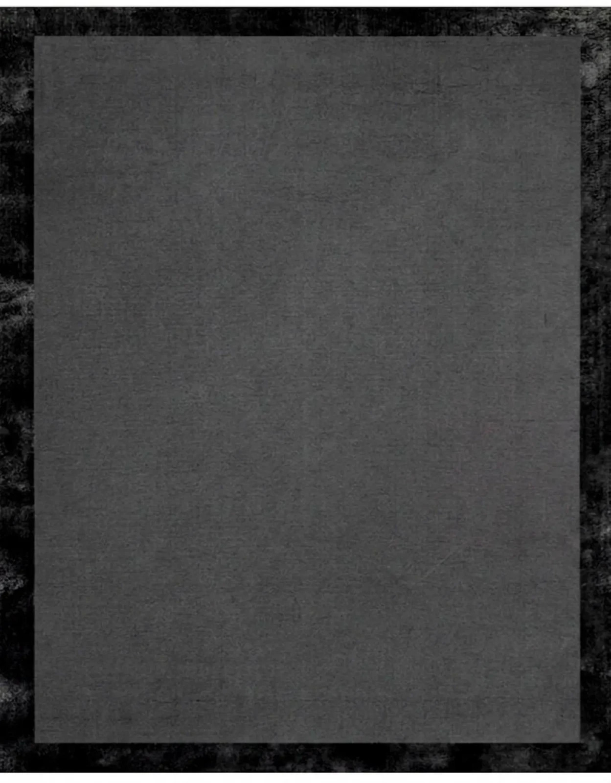 Hand Tufted Wool Viscose Area Rug – Modern Black Grey Design Handmade Carpet Rug