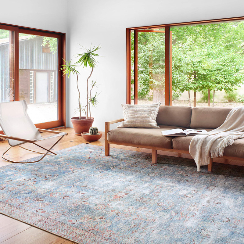 Loloi Wynter Collection Wyn-06 Teal/Multi 2-6 X 12-0 Runner Rug .13 Thick Area