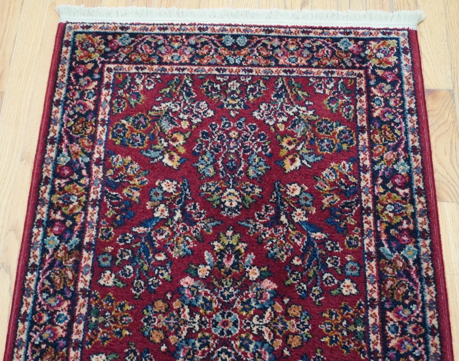 2’6″ x 4’3″ Authentic Karastan Red Saroukk 700-785 Wool American Rug Excellent