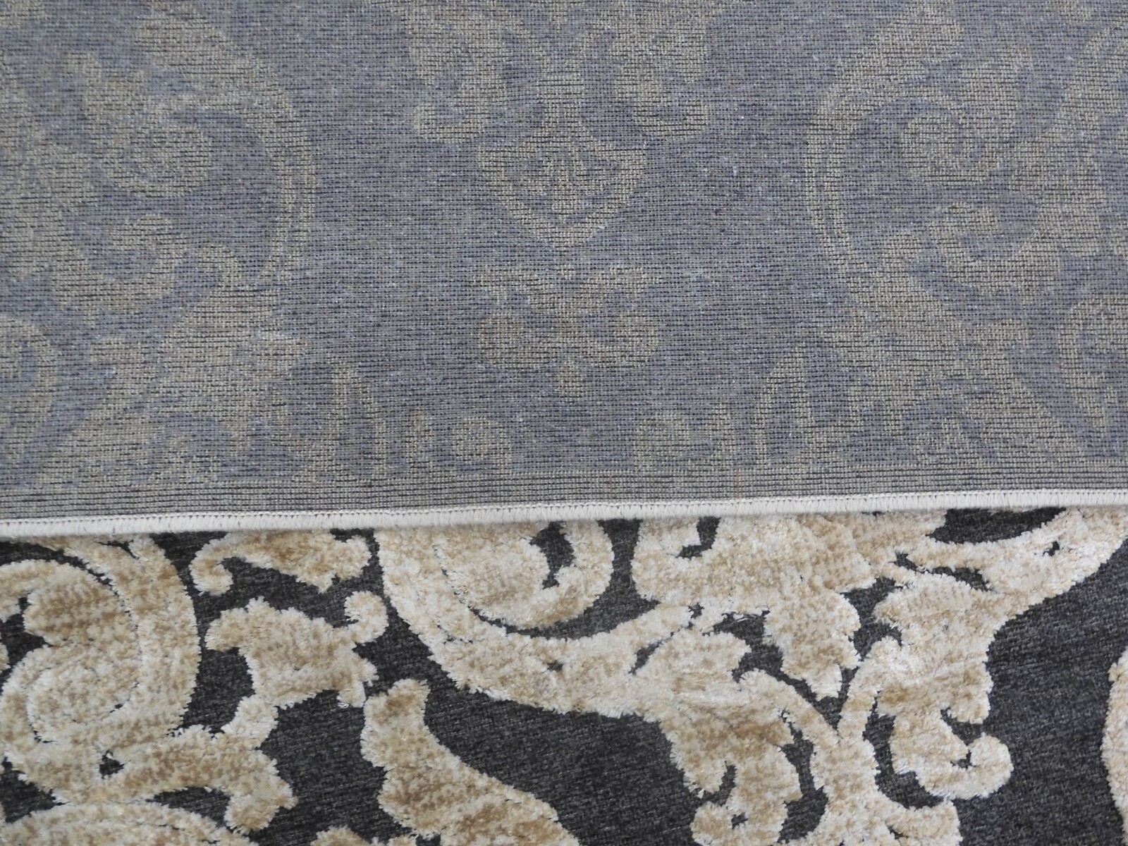 ANTHRACITE 3′-3″ X 4′-7″ Stained Rug, Reduced Price 1172618178 PARB348-3430-3