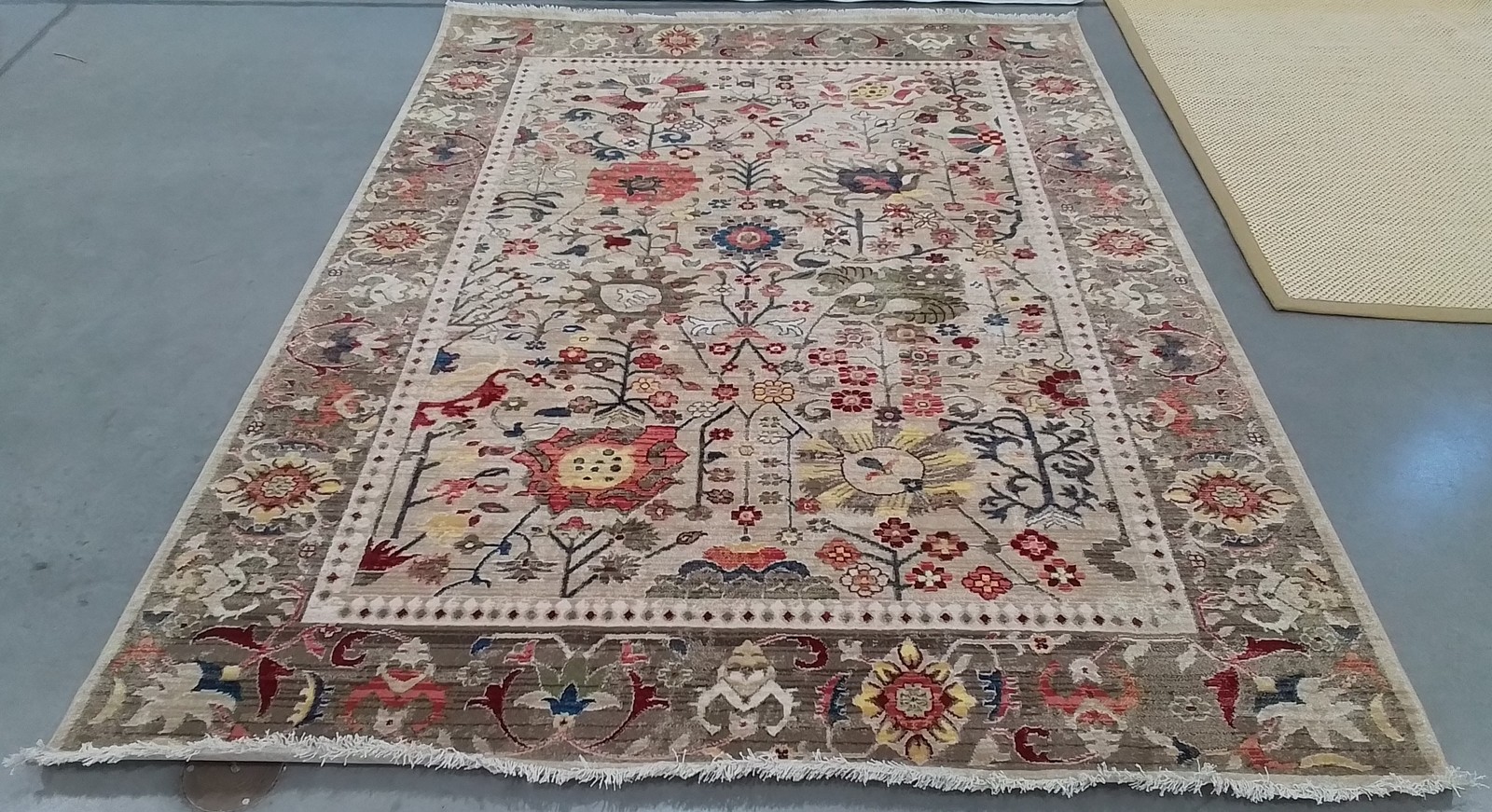 BEIGE / TAUPE 6′-7″ x 9′-0″ Back Stain Rug, Reduced Price 1172804813 KSN303K-6