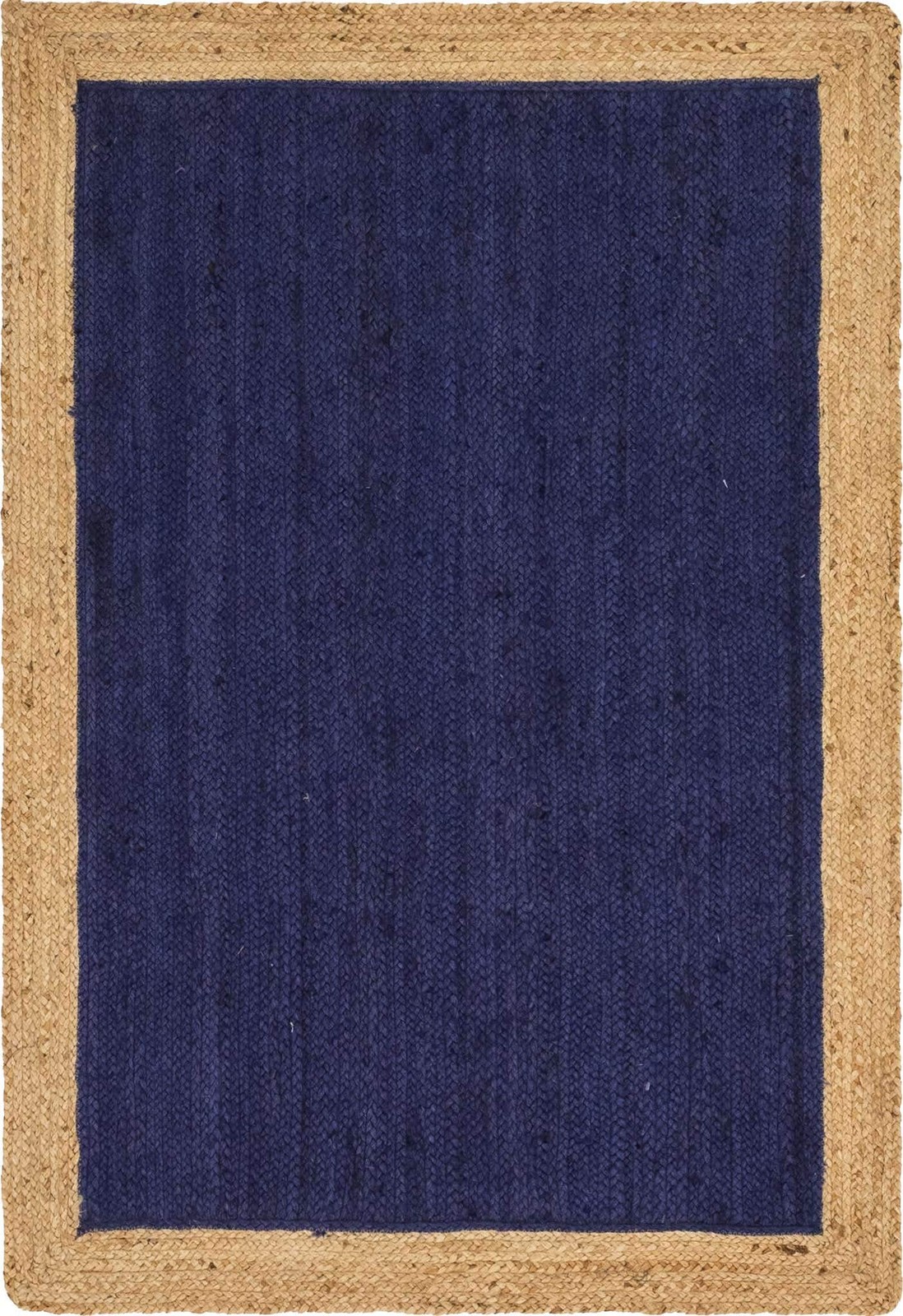 Unique Loom Braided Jute Collection Classic Quality Made Natural Hand Woven