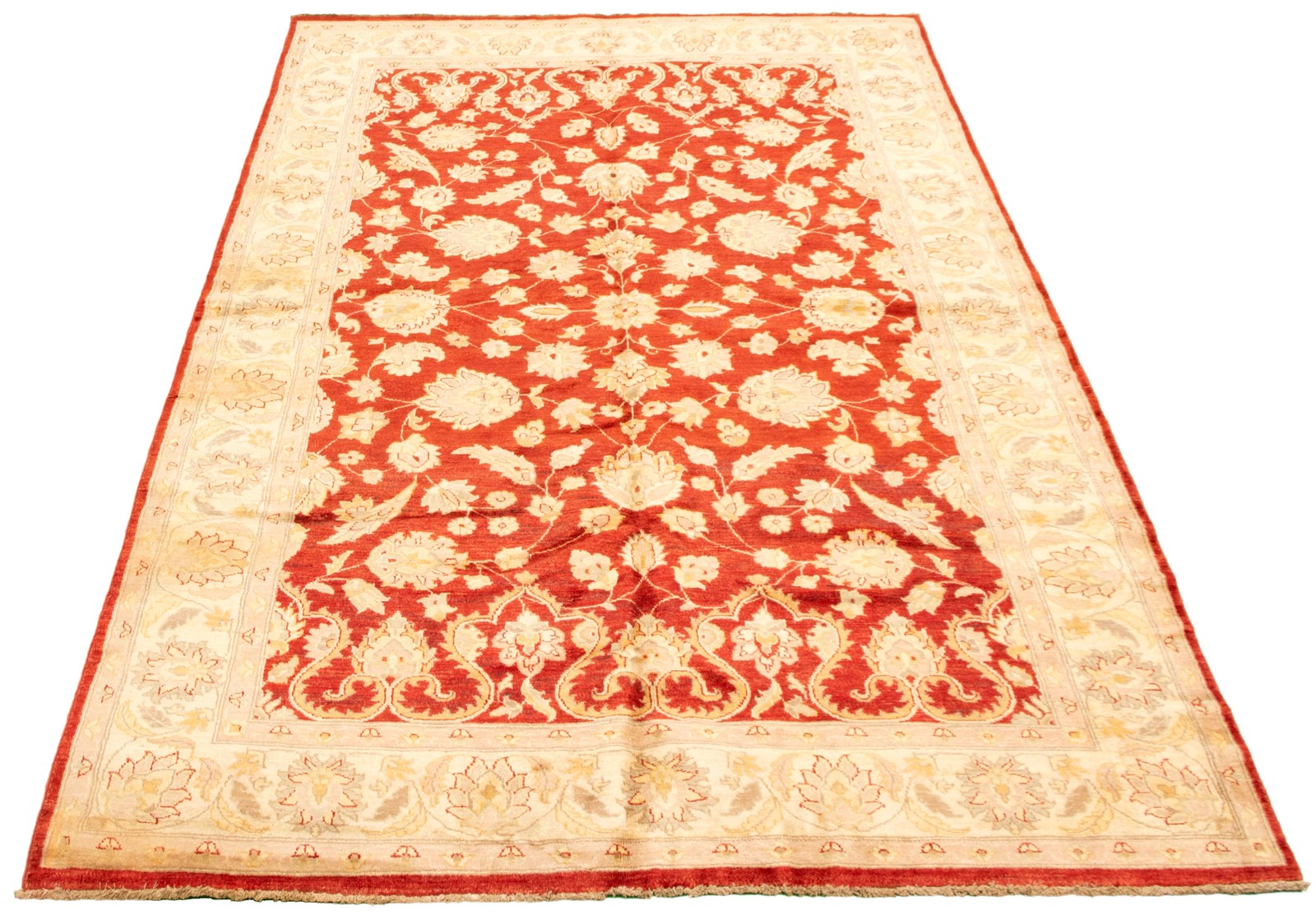 Traditional Hand-knotted Wool Oriental Carpet 6’7″ x 10’6″ Area Rug