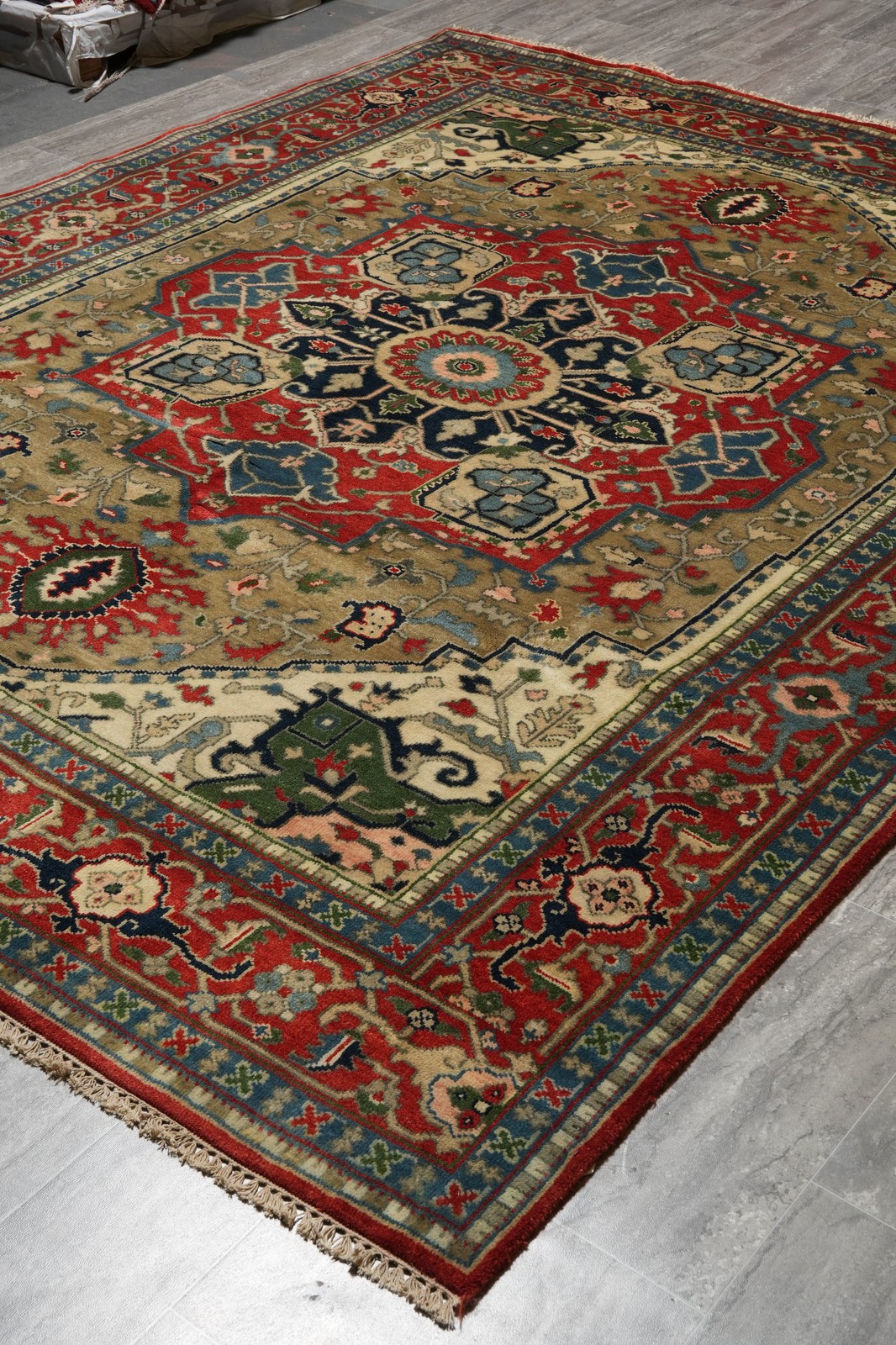 8 x 10 GREEN New Heriiz Seerapi Rug #F-75230