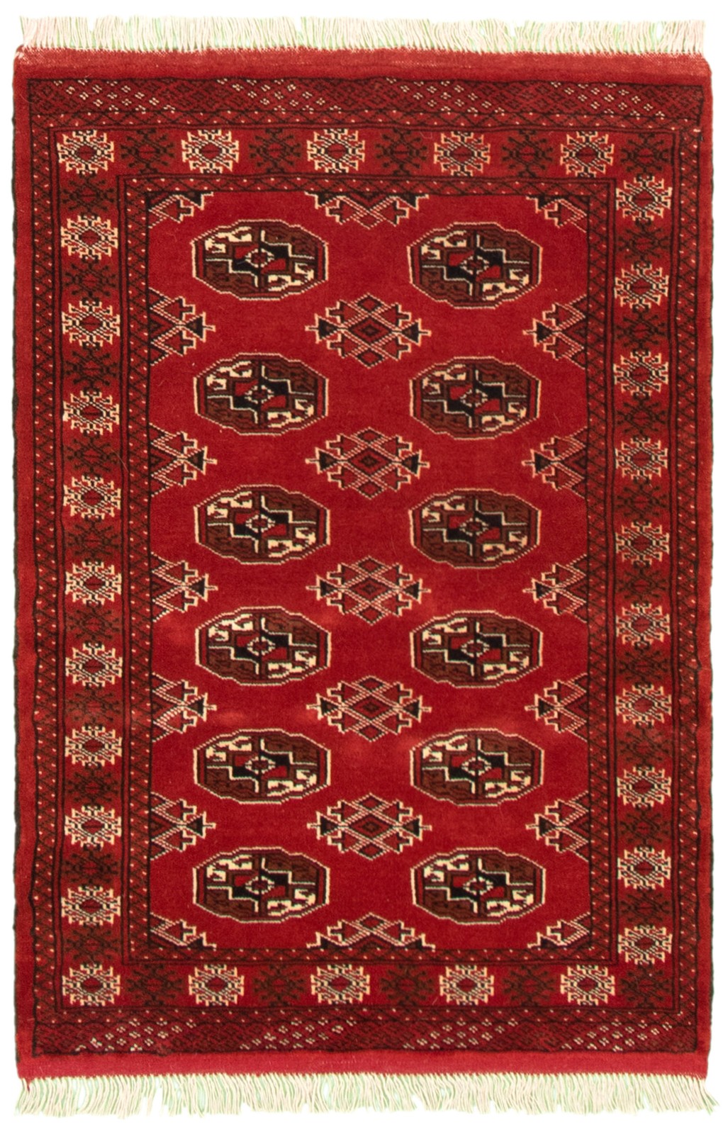 Traditional Dark Copper Hand-knotted Oriental Carpet 3’4″ x 4’11” Wool Area Rug