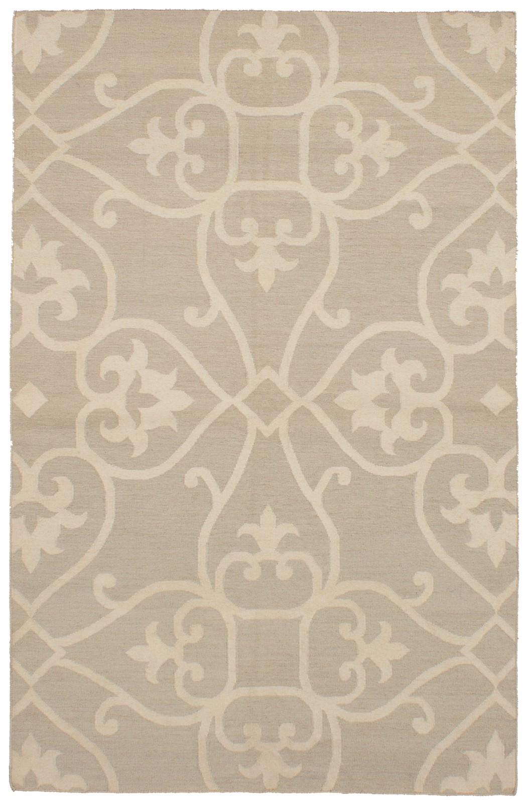 Vintage Hand Woven Area Rug 5’2″ x 8’0″ Traditional Wool Oriental Carpet