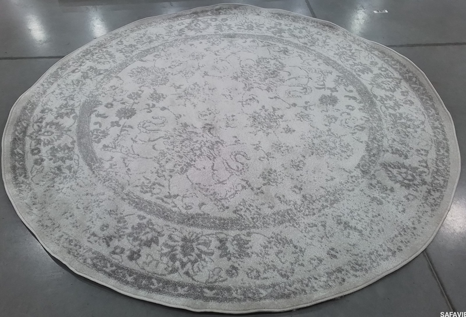 IVORY / SILVER 8′-0″ x 8′-0″ Back Stain Rug, Reduced Price 1172784283 ADR109C-8R