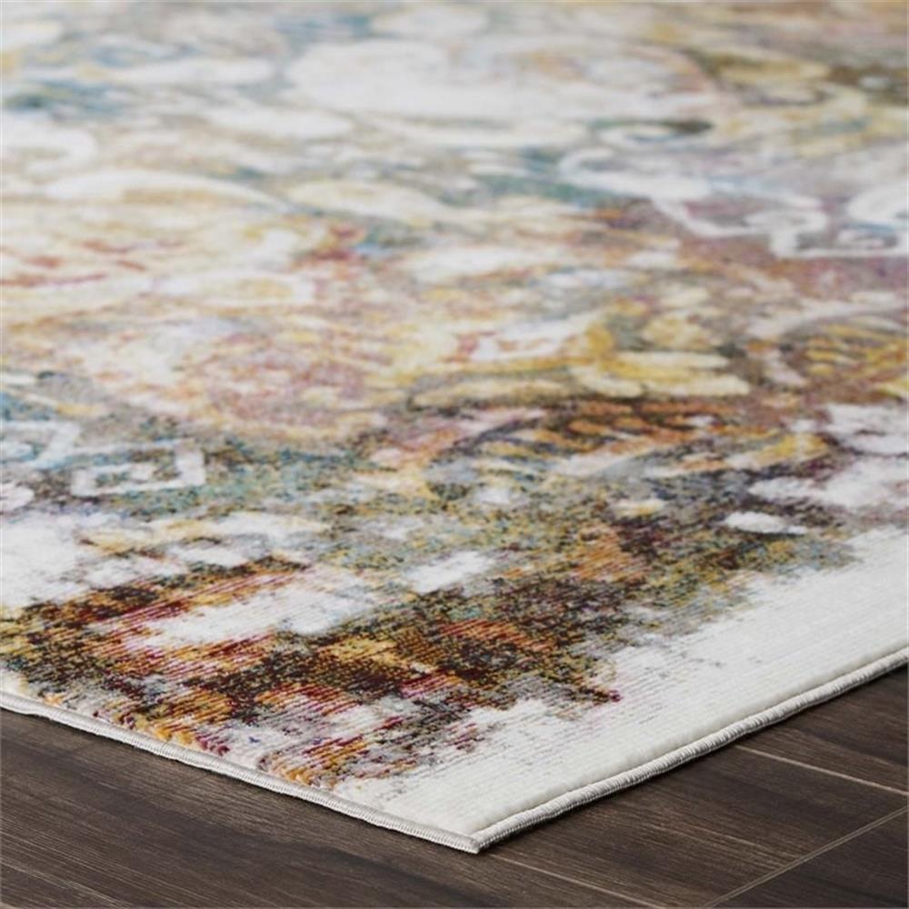 Modway Success 63×90.5″ Jayla Floral Moroccan Trellis Area Rug in Multi-Color
