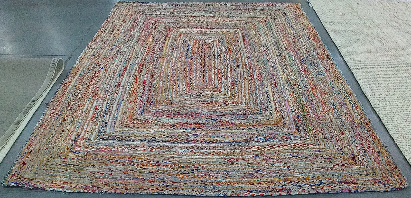 BEIGE / MULTI 8′-0″ x 10′-0″ Flaw in Rug, Reduced Price 1172776084 CAP202B-8