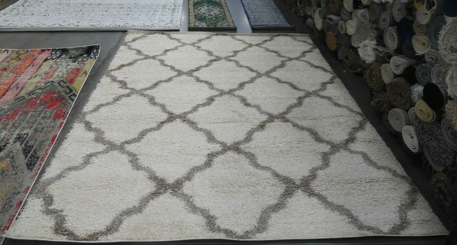 IVORY / BEIGE 8′ X 10′ Back Stain Rug, Reduced Price 1172619796 SGD257B-8