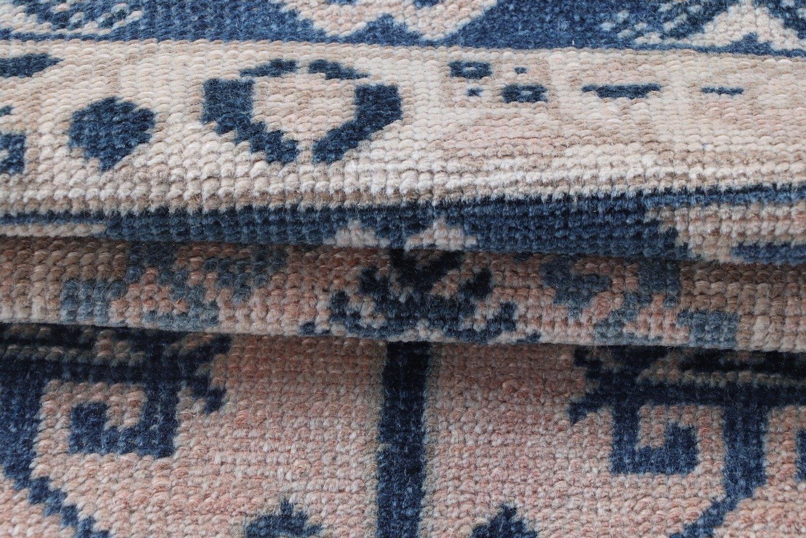 4,1×6,5 ft Rug, Turkish Rug, Vintage Blue Wool Moroccan Rug