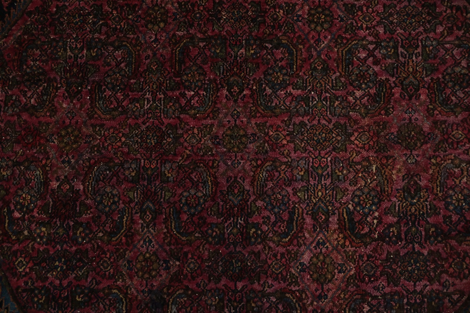 Palace Size Handmade Antique Rug 12×22 Vegetable Dye Pre-1900 Classic Carpet