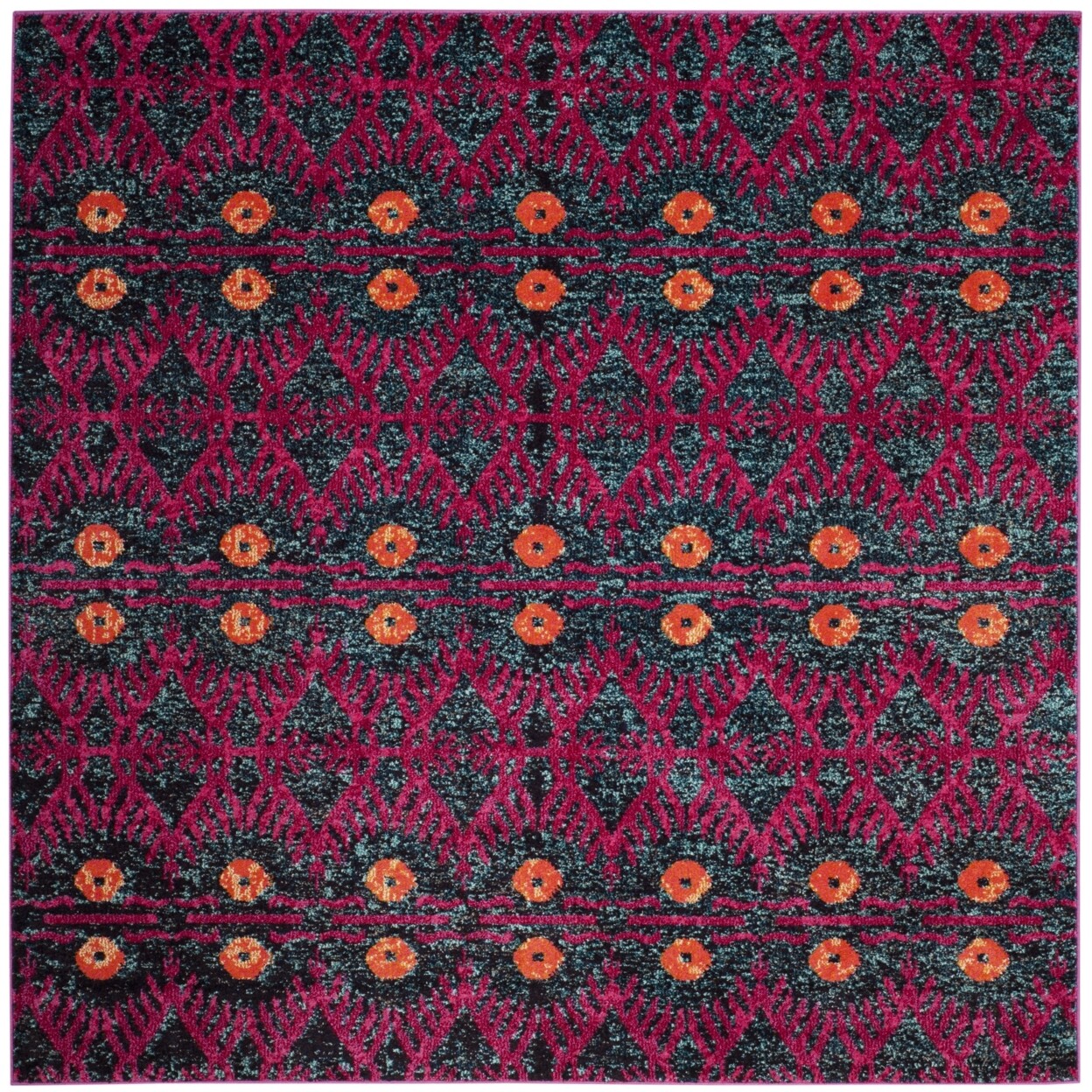 SAFAVIEH Monaco Collection MNC213D Pink / Multi Rug