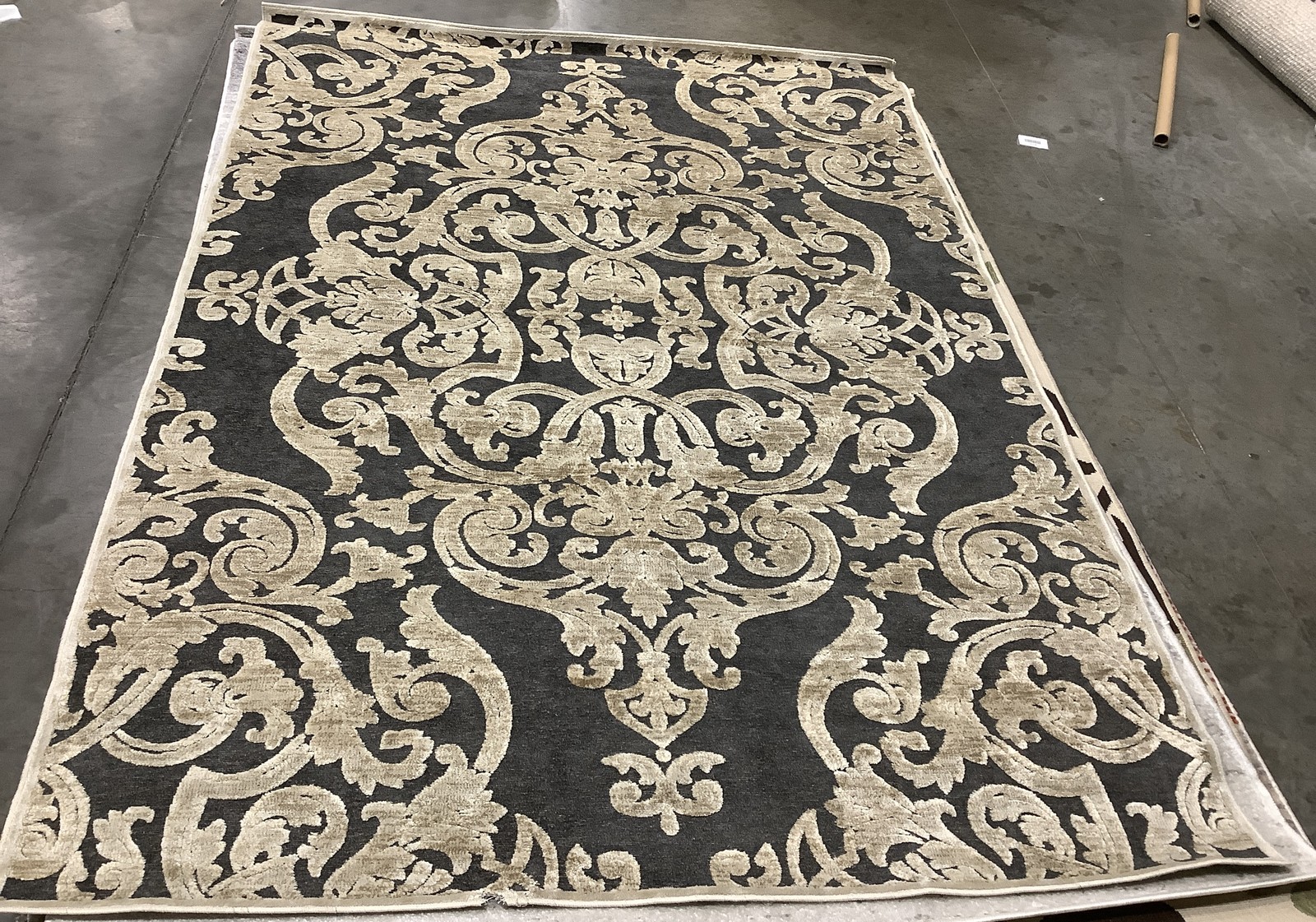 STONE ANTHRACI 5′-3″ x 7′-6″ Damaged Rug Reduced Price 1172685420 PARB348-3430-5