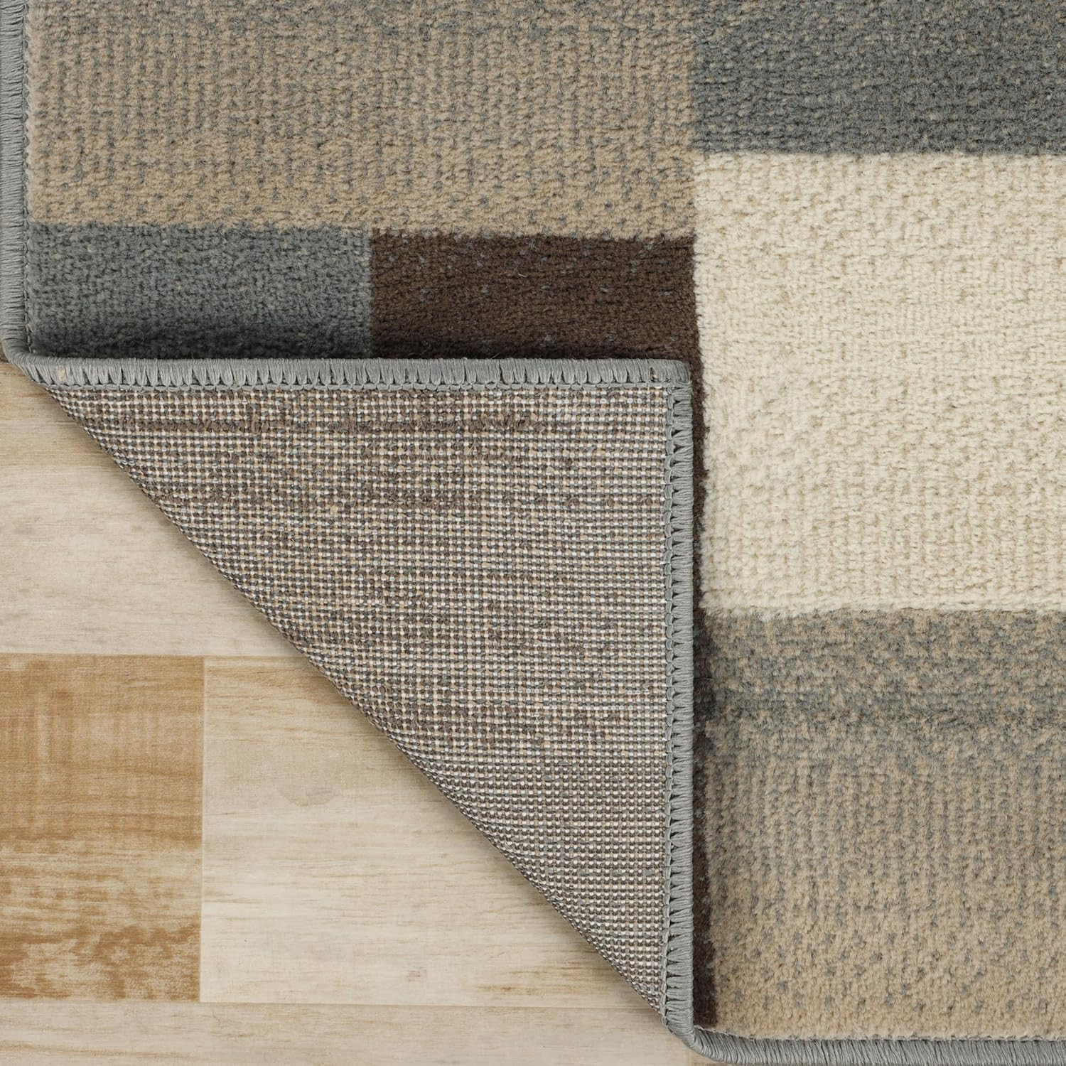 Luxurious Multi-Color Indoor Area Rug, 8′ x 10′, Jute Backing, Clifton Collectio