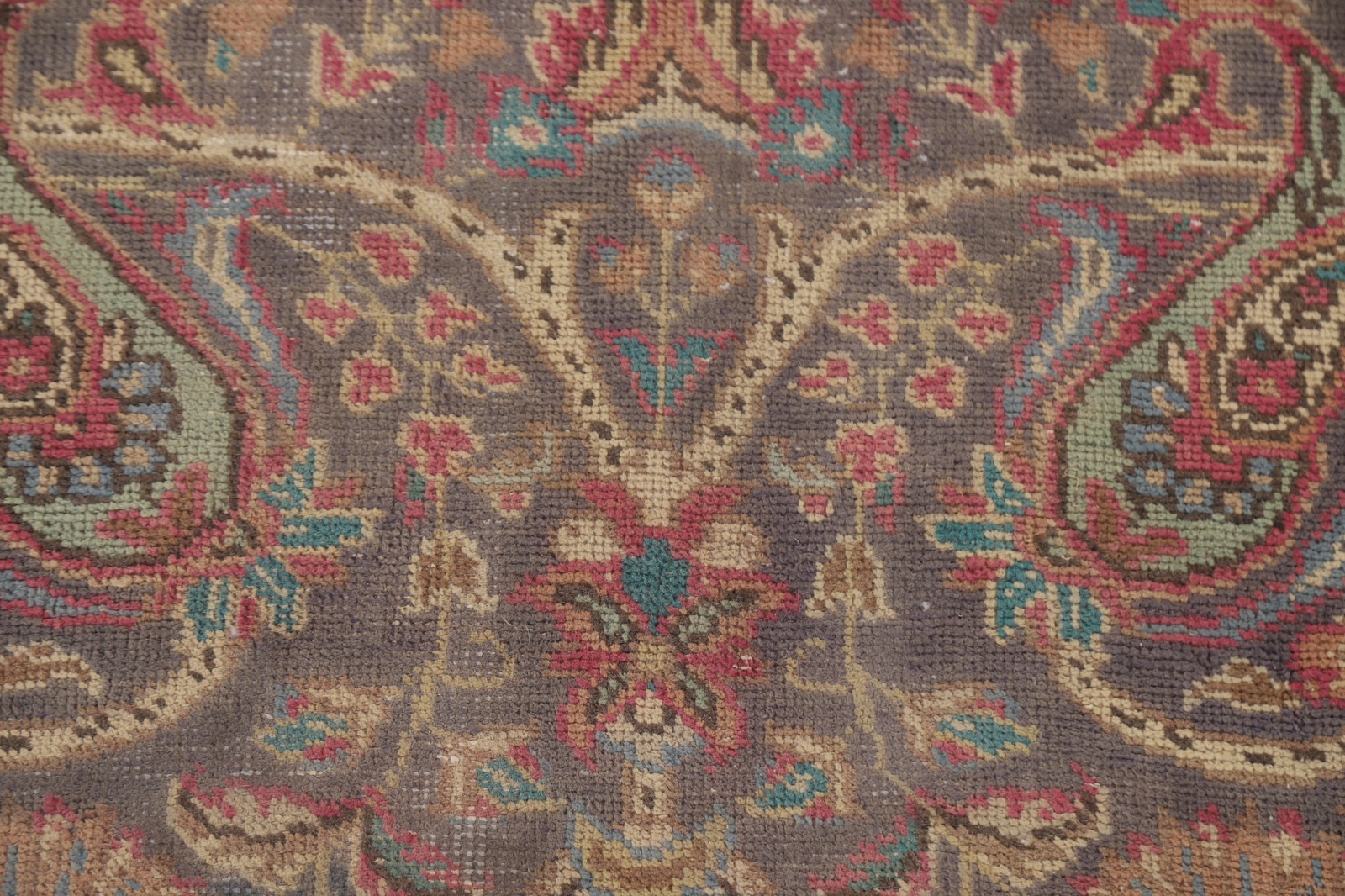 Vintage Floral Traditional Tebriz Area Rug 8’x11′ for Dining Room Handmade Rug