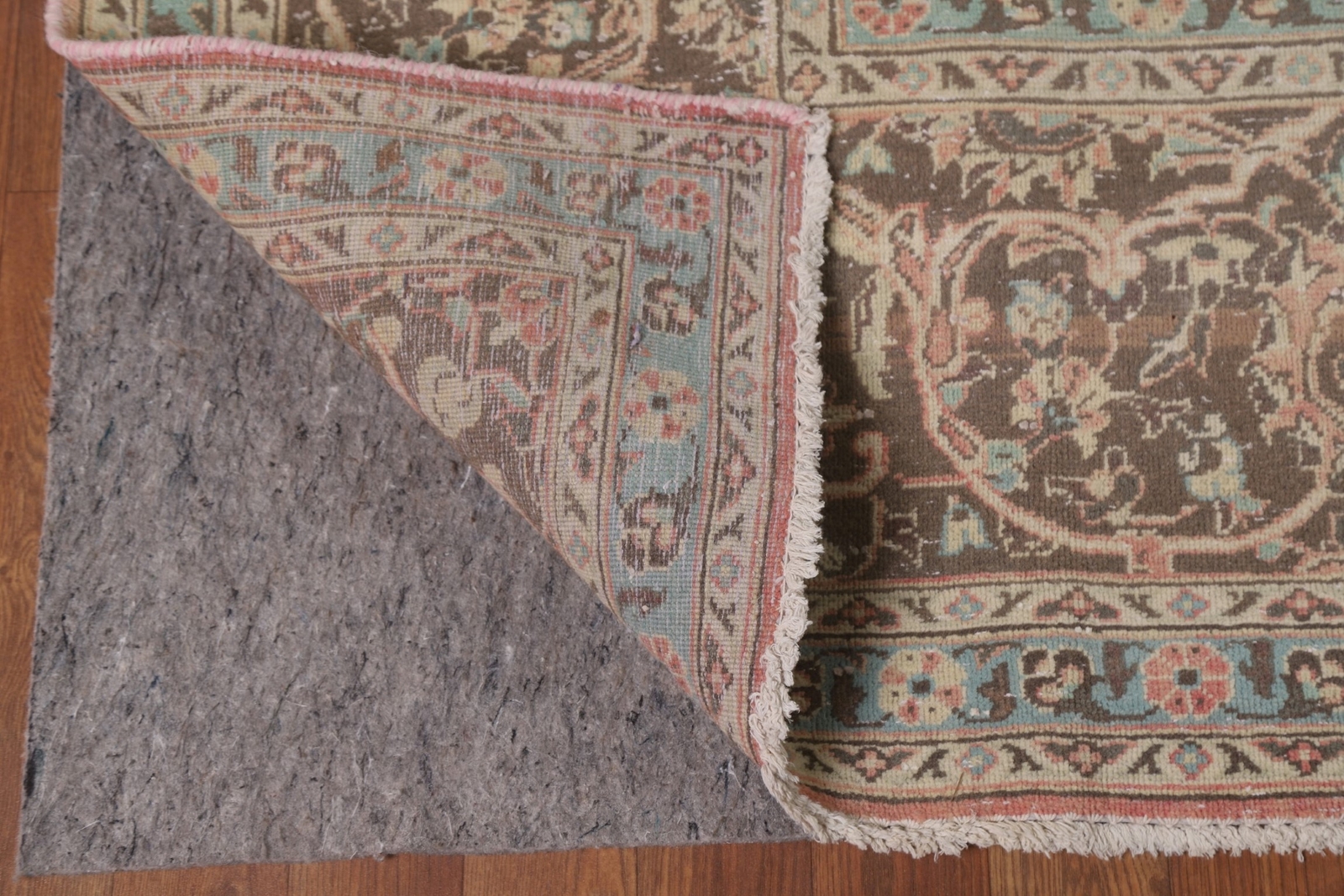 Traditional Kashaan Vintage Rug Handmade Living Room Large Area Rug 10×14 Carpet