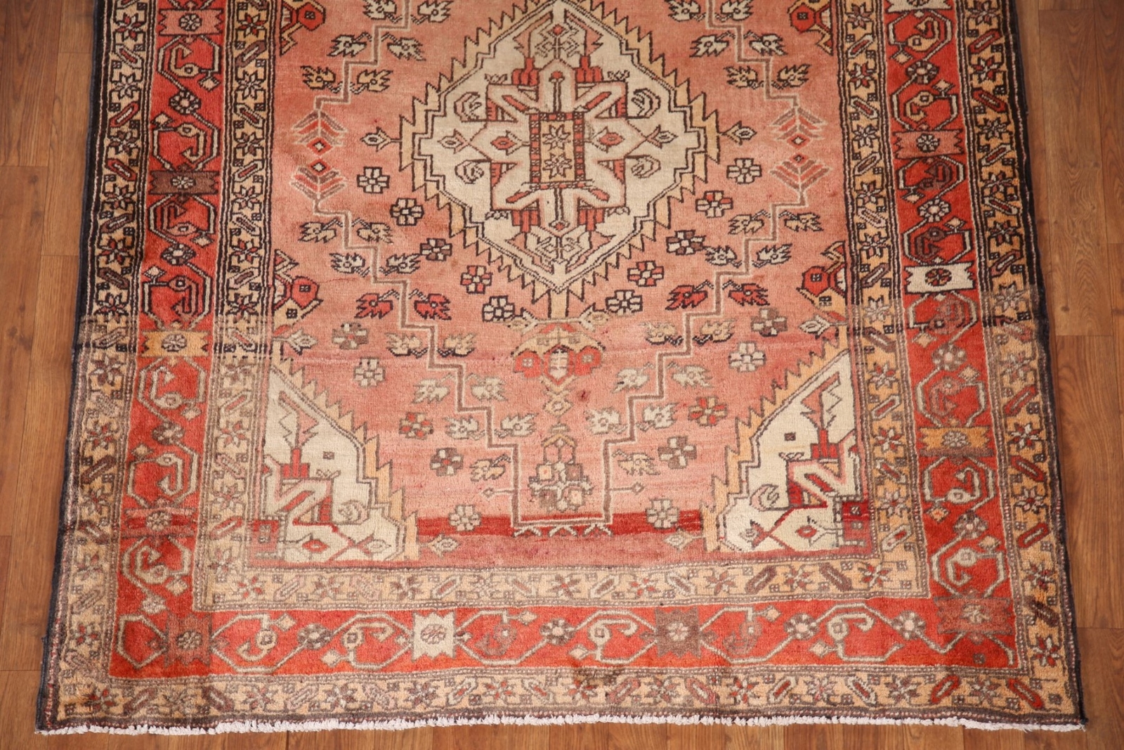 Living Room Area Rug 5×10 ft.Vintage Ardebil oriental Hand-Knotted Wool Carpet