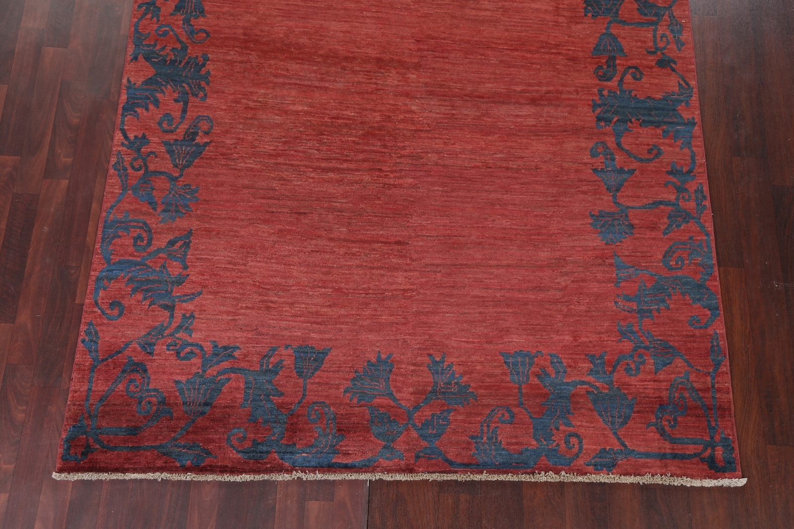 Bordered Gabbeh Kashkoli Hand-knotted Oriental Area Rug 7’x10′ Wool Red Carpet