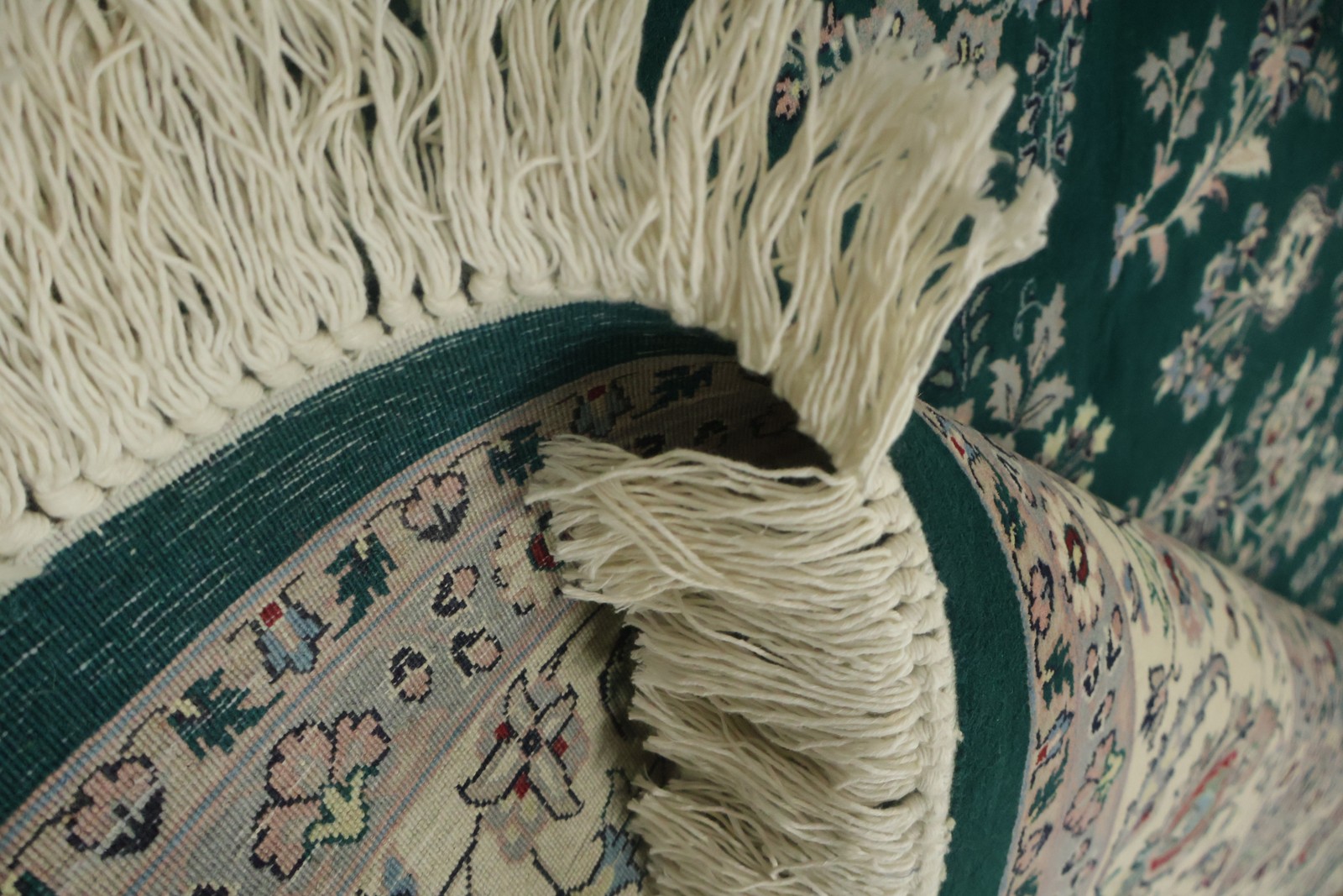 Exquisite Emerald Floral Traditional Oriental Area Rug 8×10