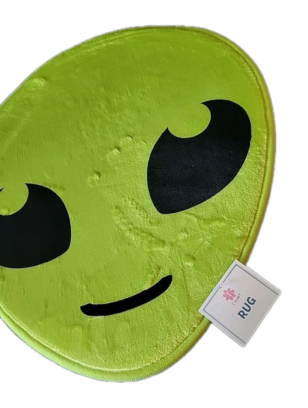 Green Alien Head Decorative Area Rug 19 5/8″ x 17 1/8″ Room Kids Room Boys Gift