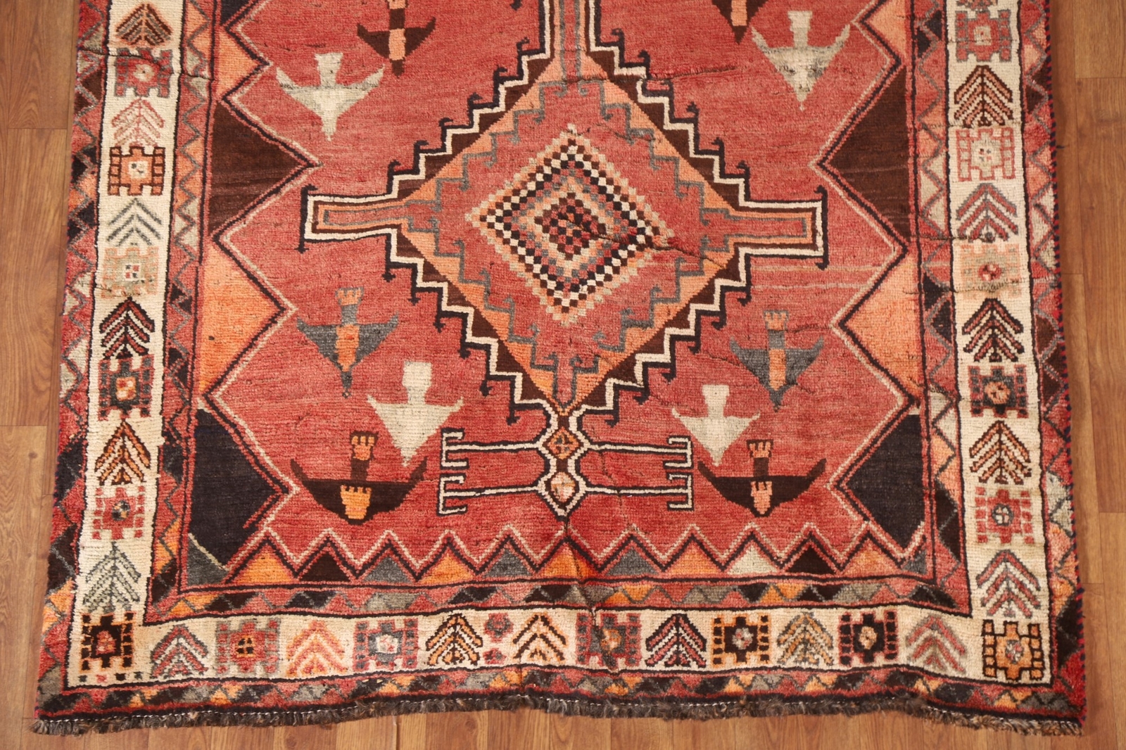Tribal Geometric Traditional Vintage Area Rug 5×9 Handmade Wool Carpet