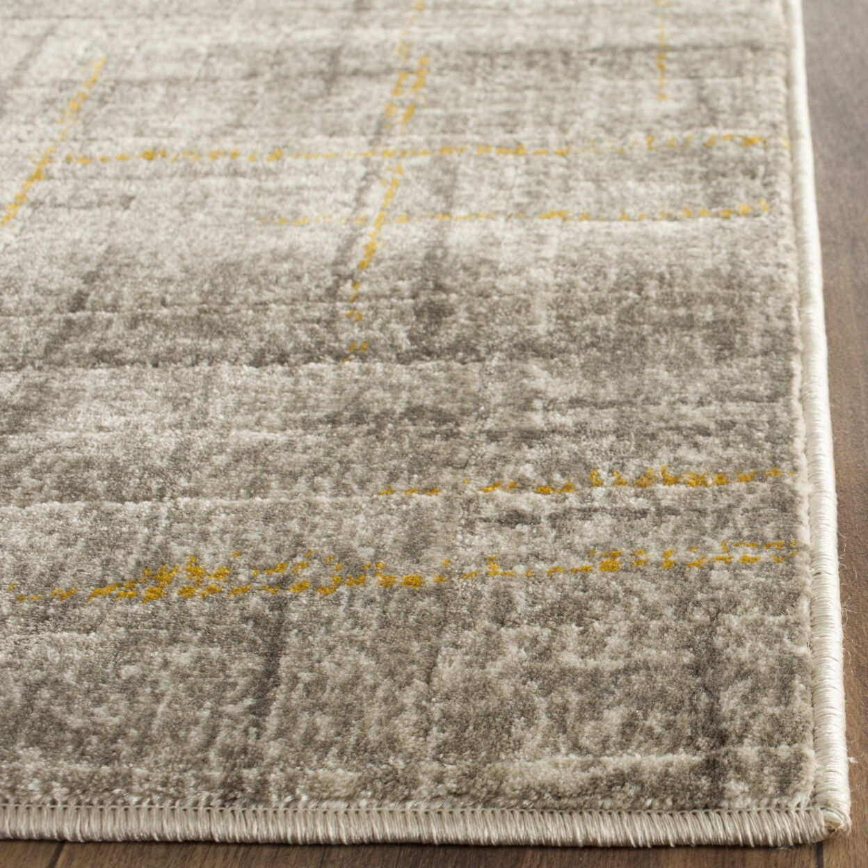 SAFAVIEH Porcello Collection PRL7680A Grey/Dark Grey Rug