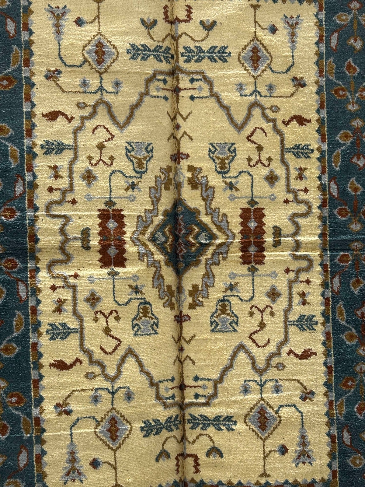Vintage Cotton Area Rug 42×66