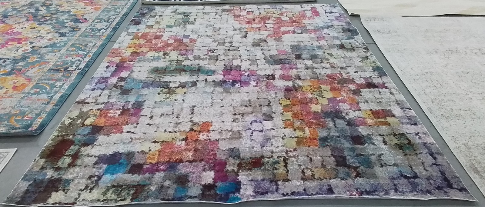 CREAM / RUST 9′-0″ x 12′-0″ Flaw in Rug, Reduced Price 1172785165 ARA168A-9