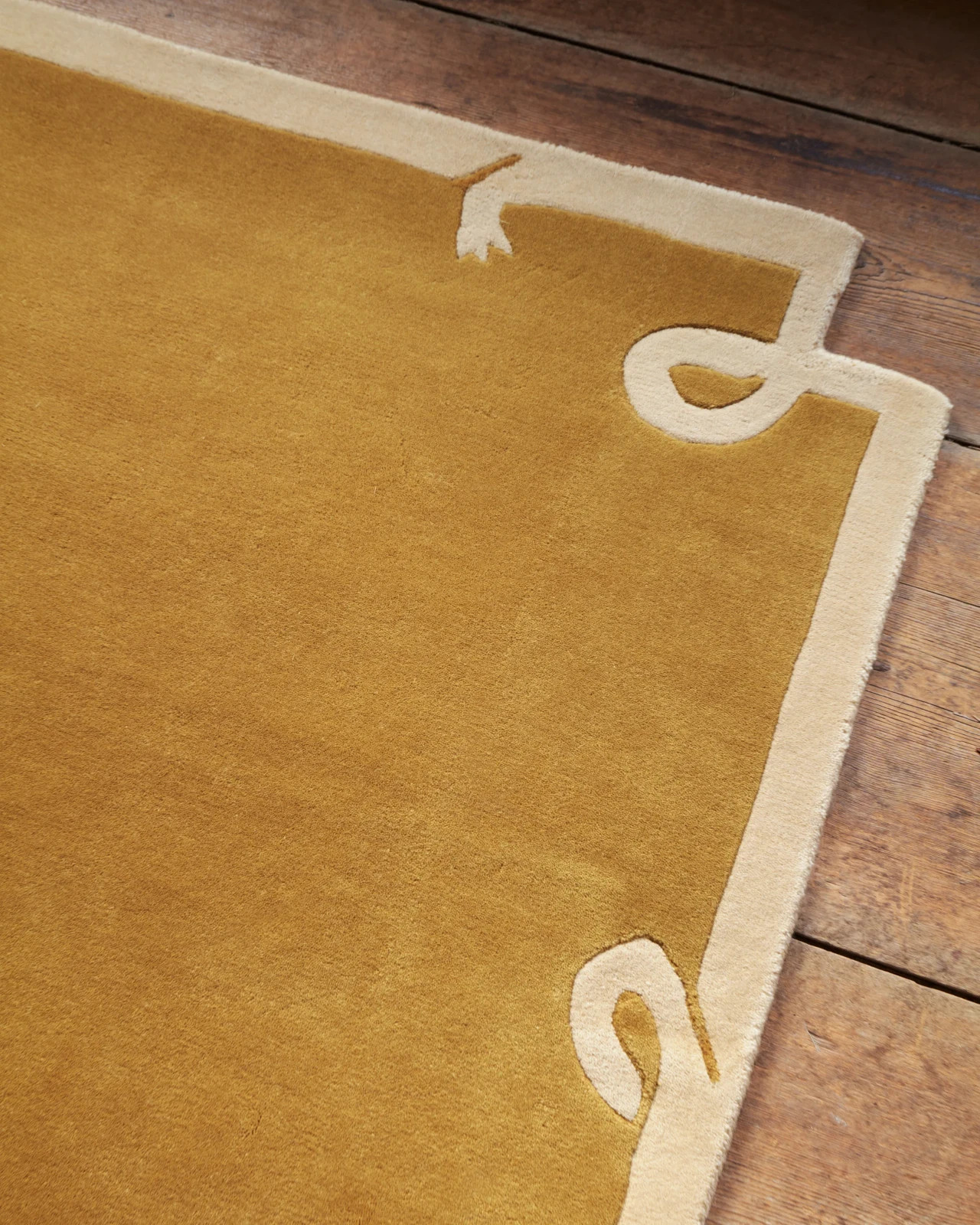 Nordic Knots Loops Yellow Tufted Rug – Giancarlo Valle Designer Collaboration