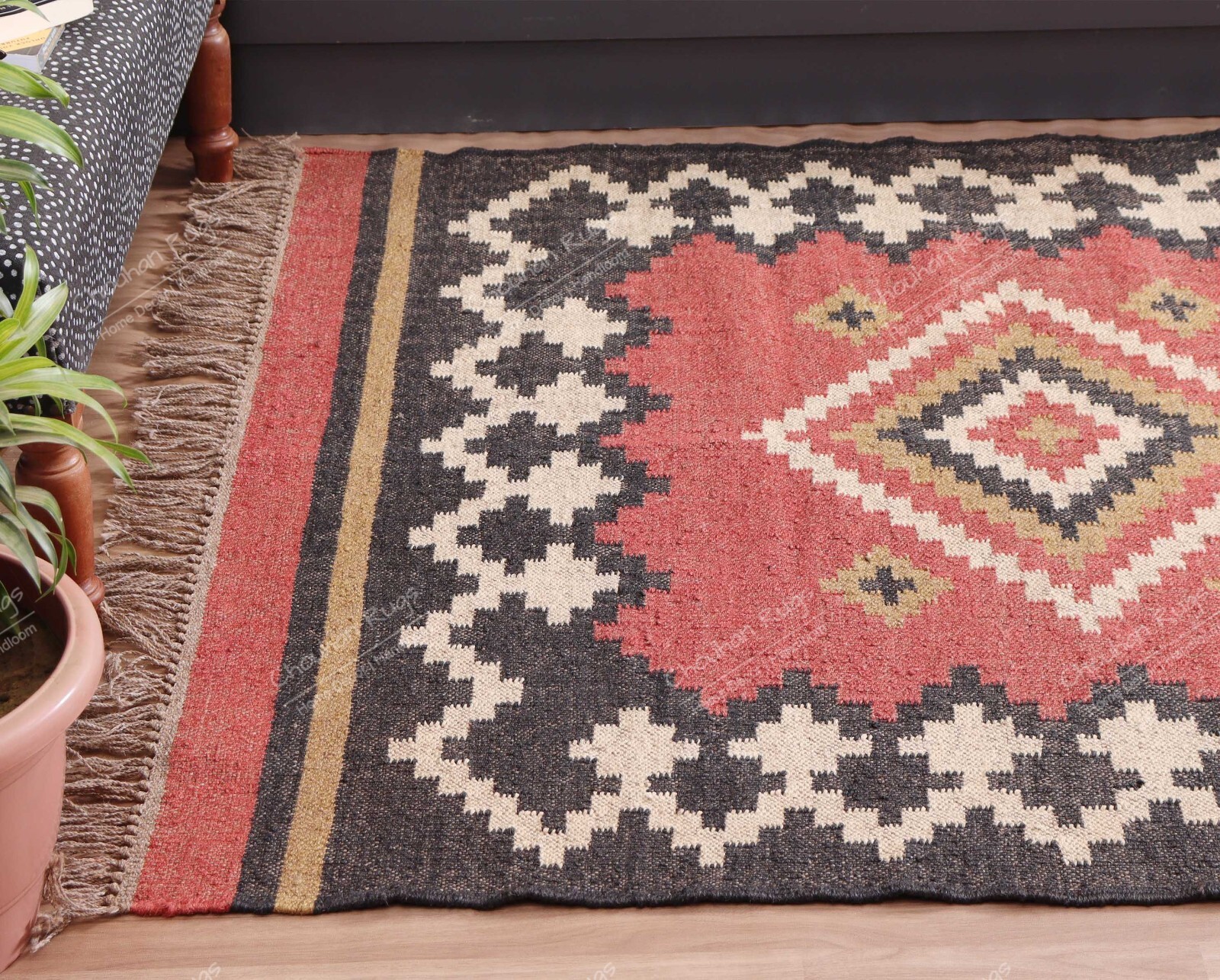 Handmade Kilim Runner Rug, Area Kilim Rug, Boho Décor Rug, Indoor Outdoor Rug