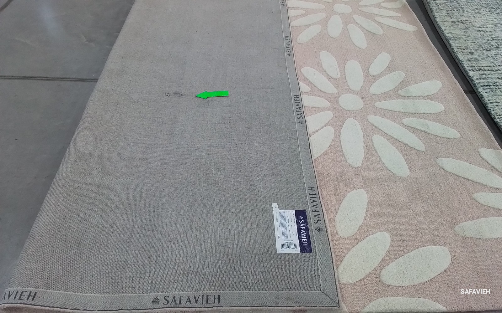 PINK / IVORY 8′-0″ x 10′-0″ Hole in Rug, Reduced Price 1172785393 SFK914P-8