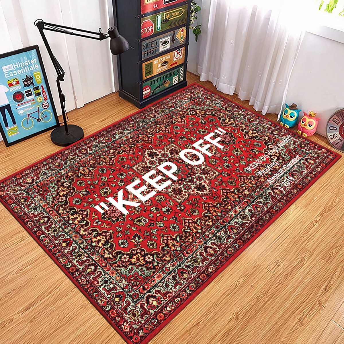 Traditional Design Keep Off Rug, Hypebeast Floor Mat, Cool Rug, Area Carpet